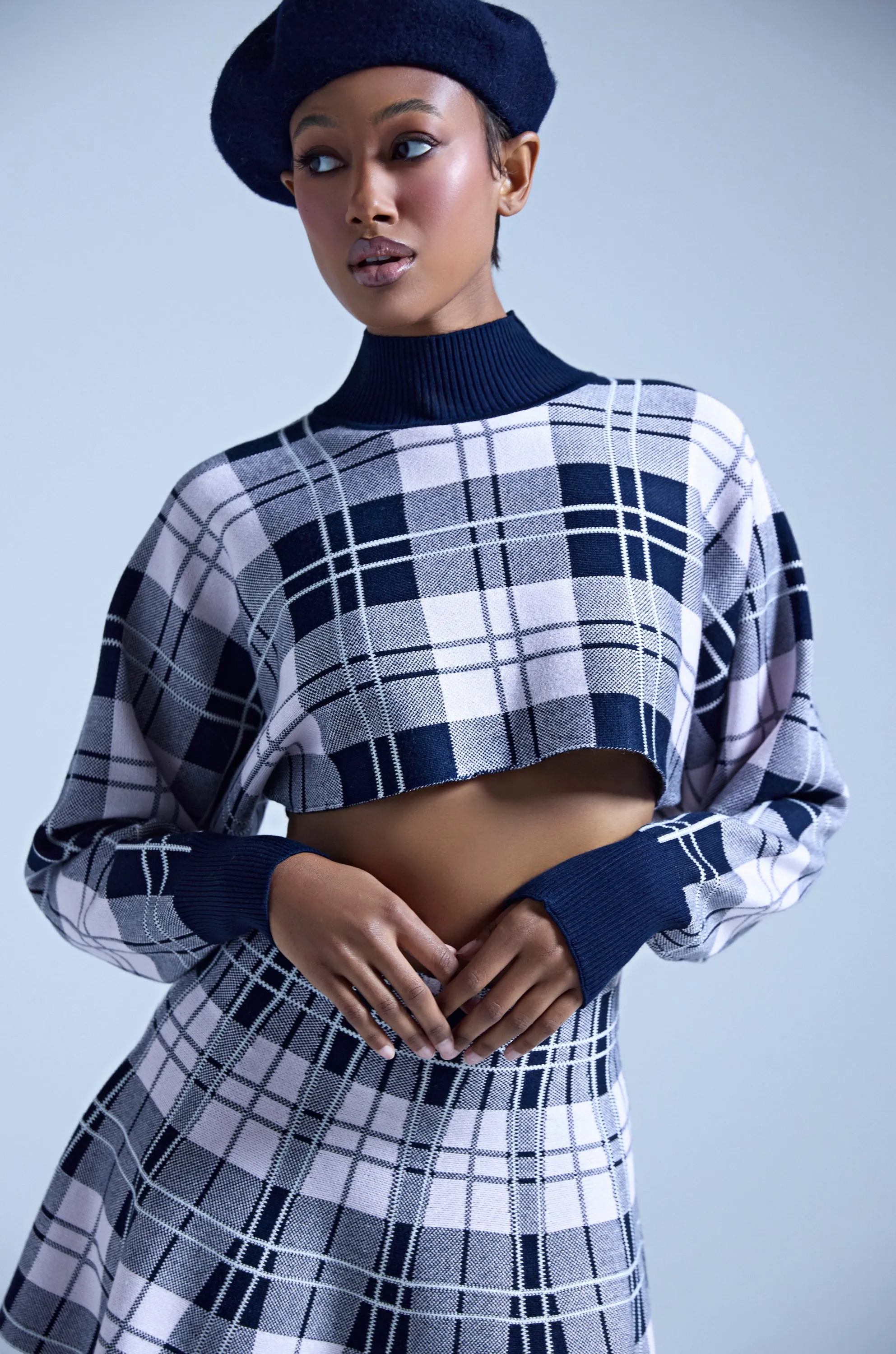 HOME FOR THE HOLIDAYS CROPPED SWEATER sold by AKIRA product image thumbnail 2