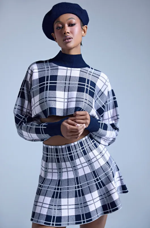 HOME FOR THE HOLIDAYS CROPPED SWEATER sold by AKIRA