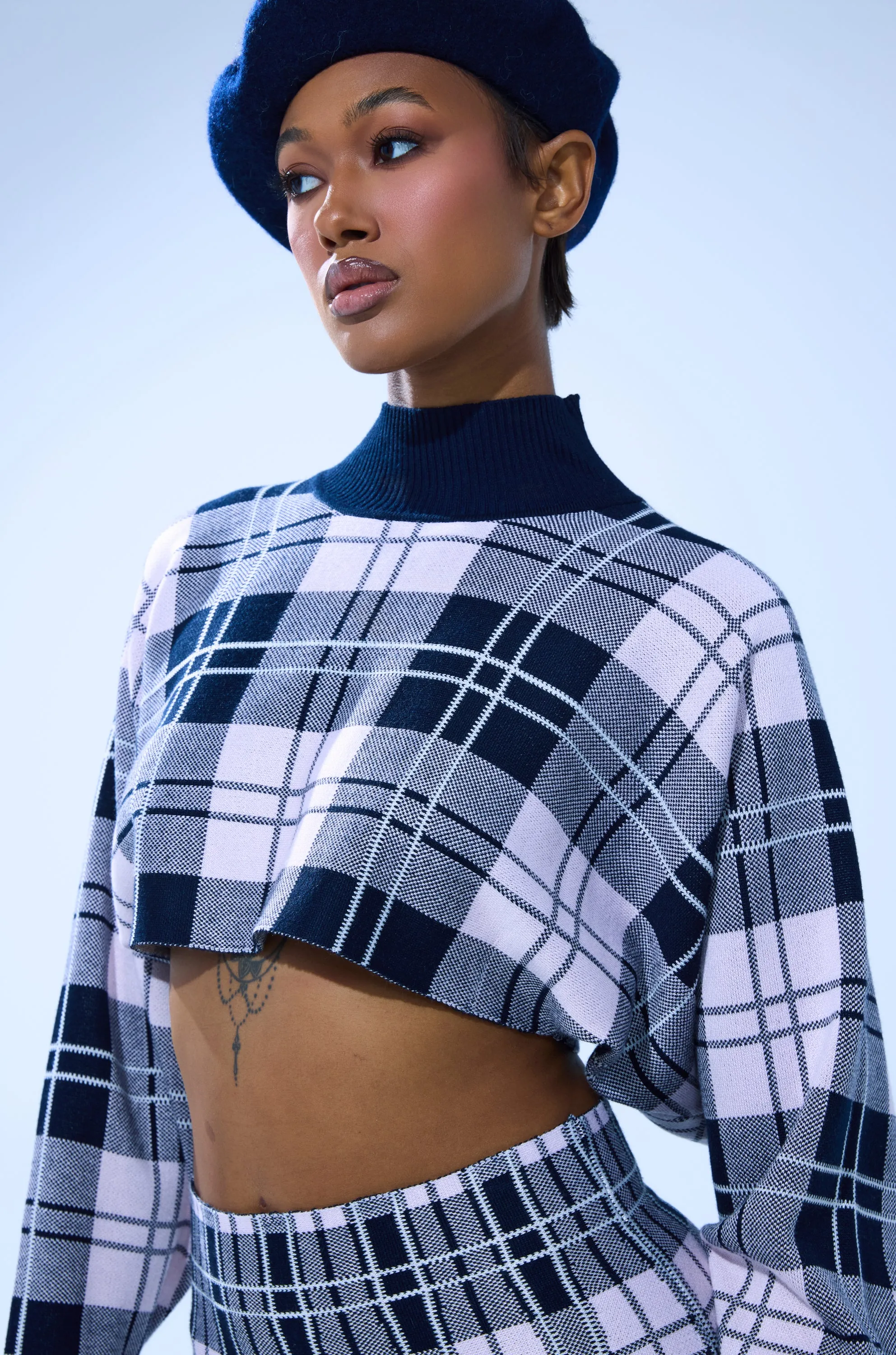 HOME FOR THE HOLIDAYS CROPPED SWEATER sold by AKIRA product image thumbnail 3