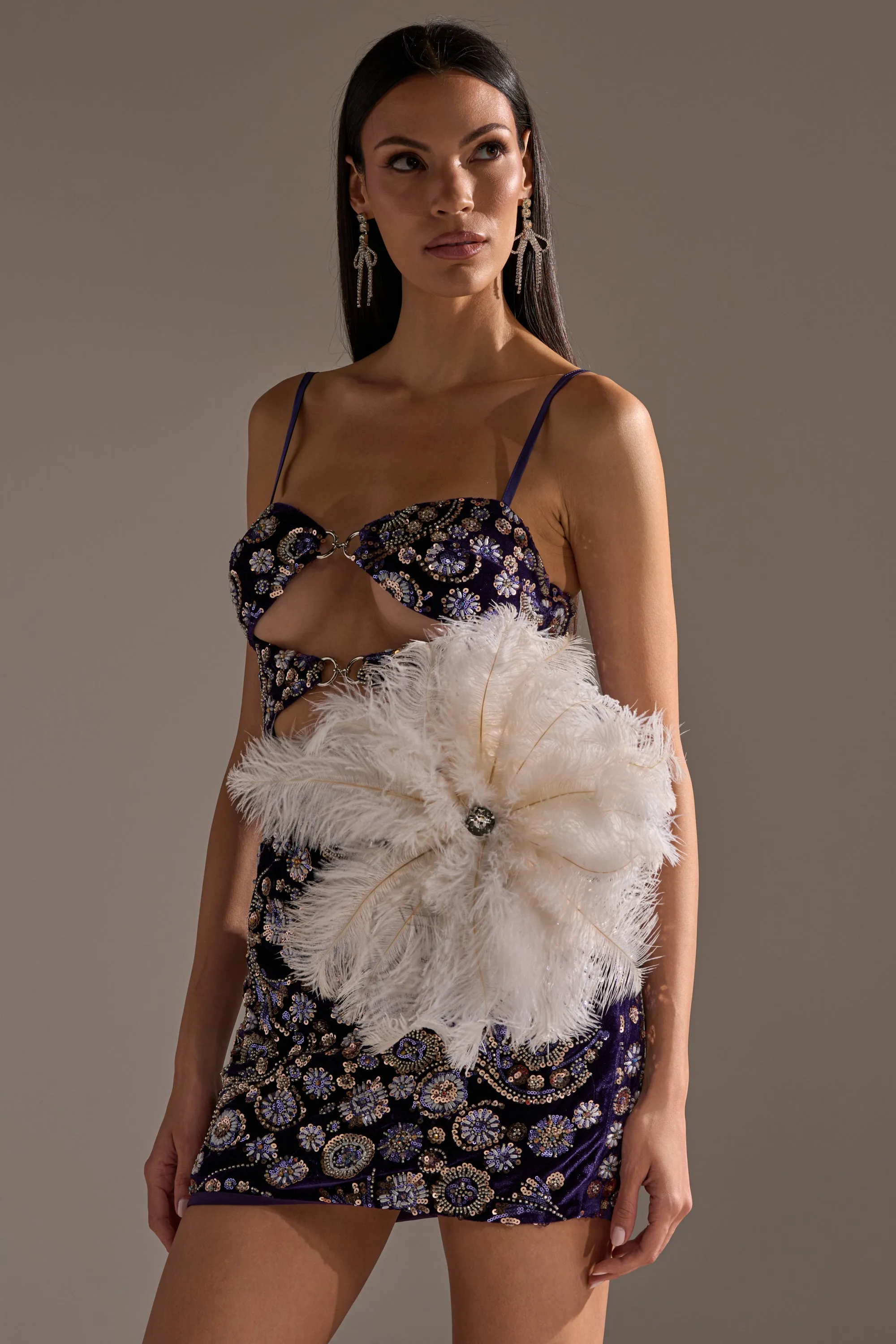 TREAT YOURSELF FEATHER BROOCH sold by AKIRA product image thumbnail 2