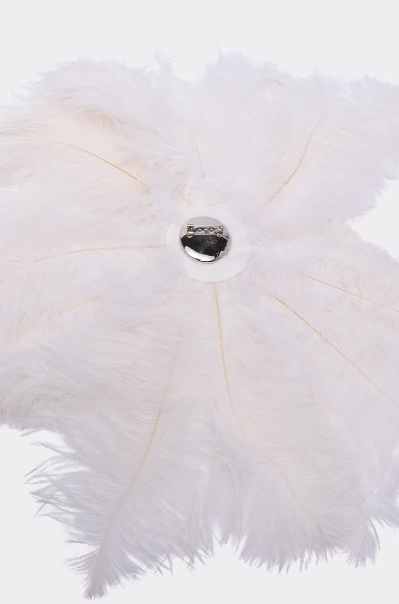 TREAT YOURSELF FEATHER BROOCH sold by AKIRA product image thumbnail 5
