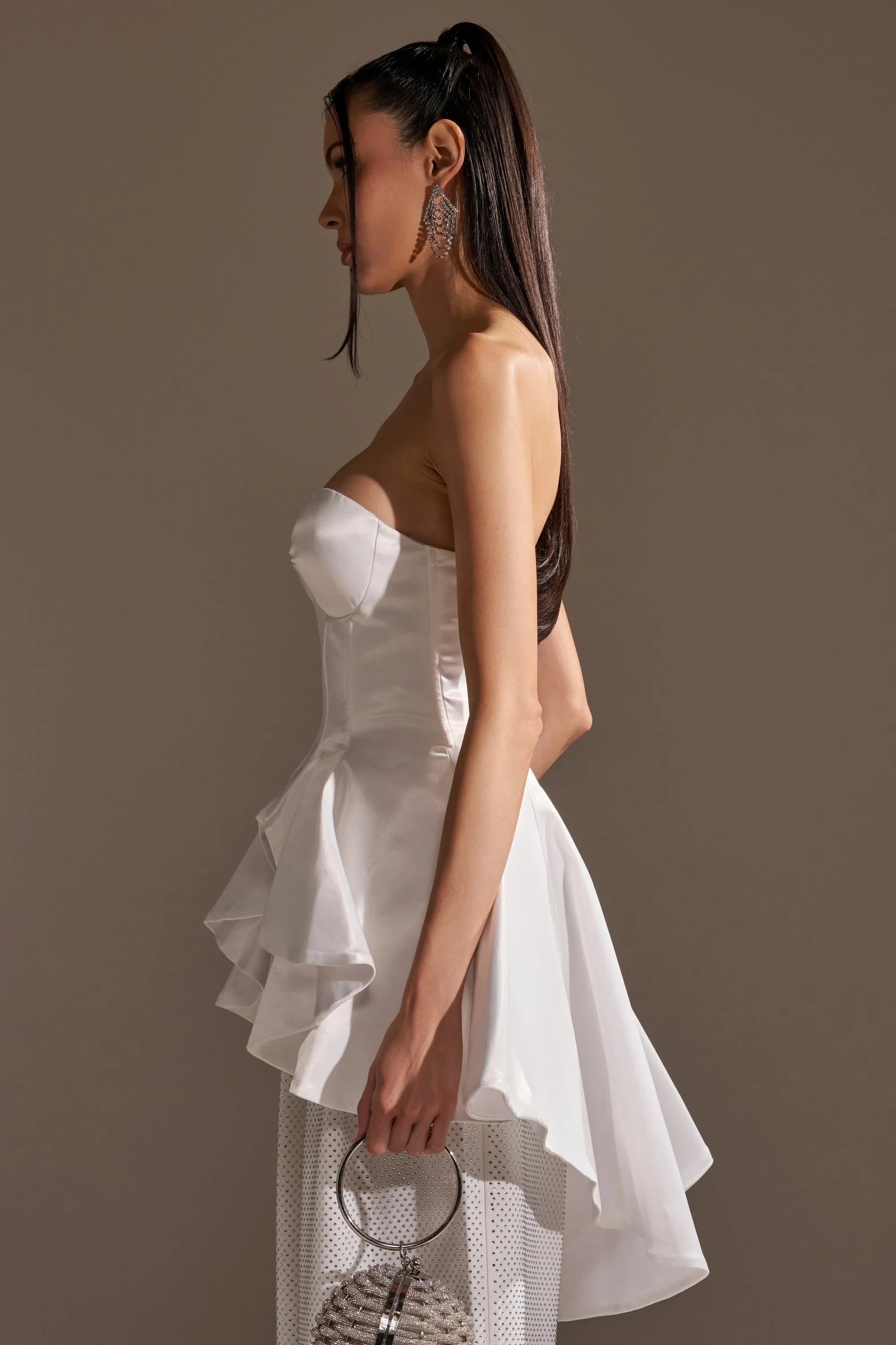 PRETTY PLEASE SATIN CORSET sold by AKIRA product image thumbnail 4