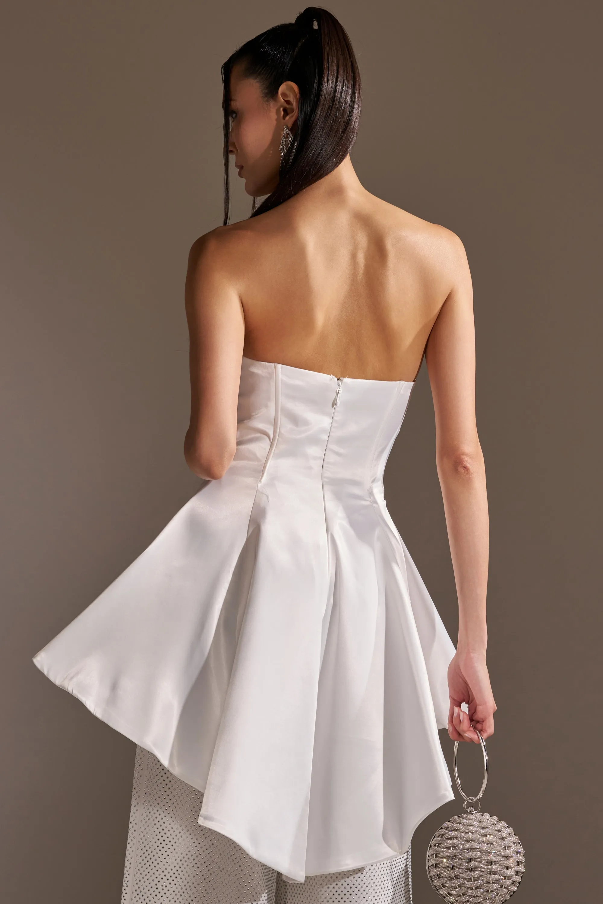 PRETTY PLEASE SATIN CORSET sold by AKIRA product image thumbnail 5