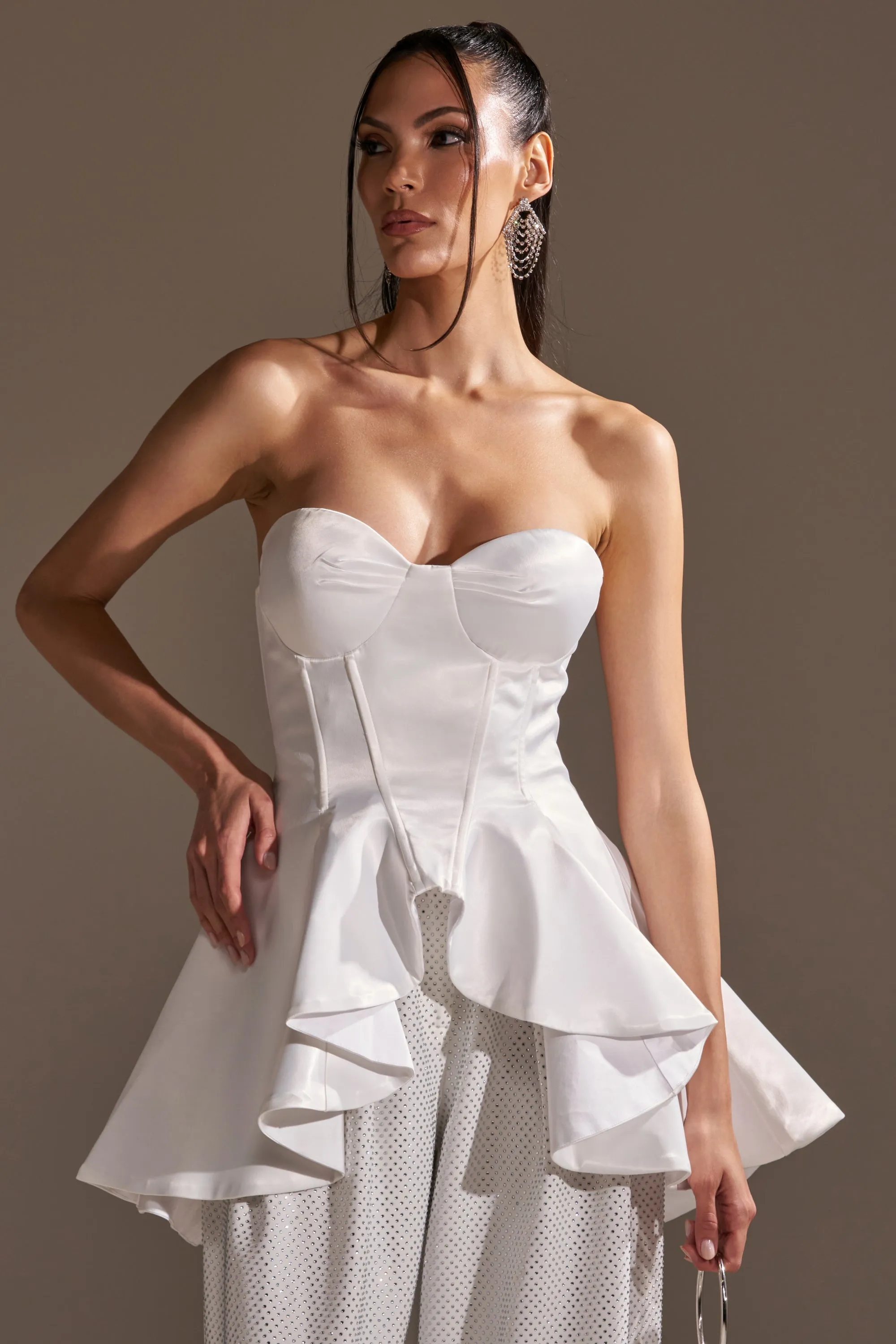 PRETTY PLEASE SATIN CORSET sold by AKIRA product image thumbnail 3