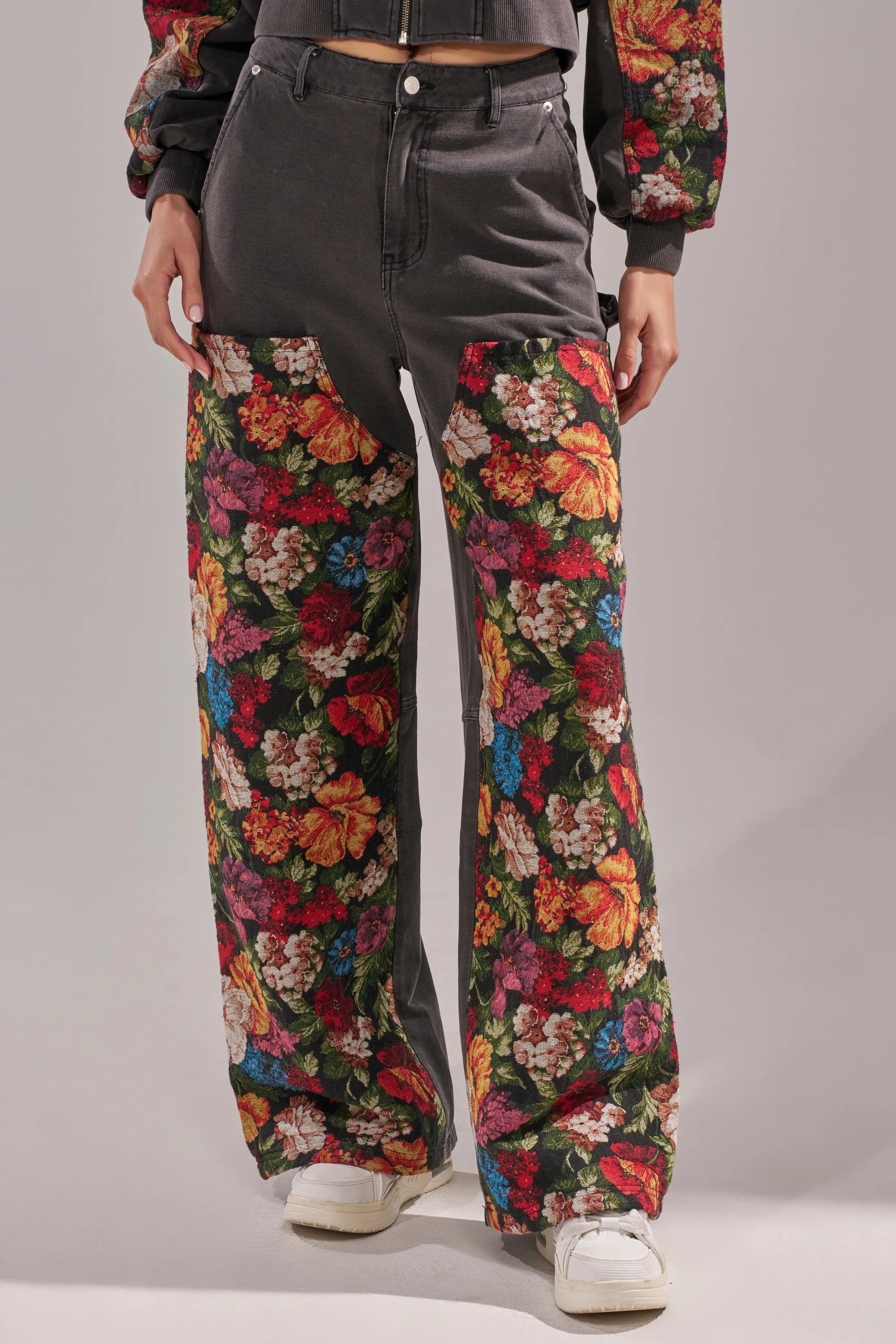 TRY ME FLORAL DENIM sold by AKIRA product image thumbnail 2