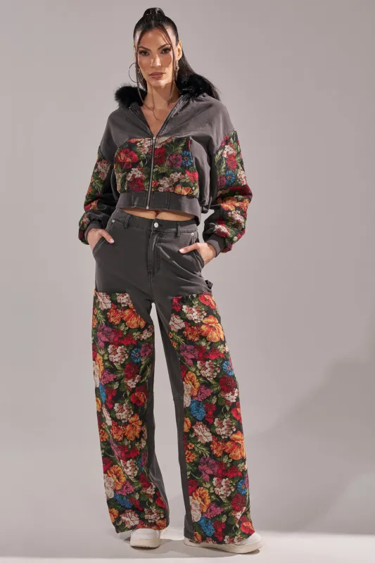 TRY ME FLORAL DENIM sold by AKIRA