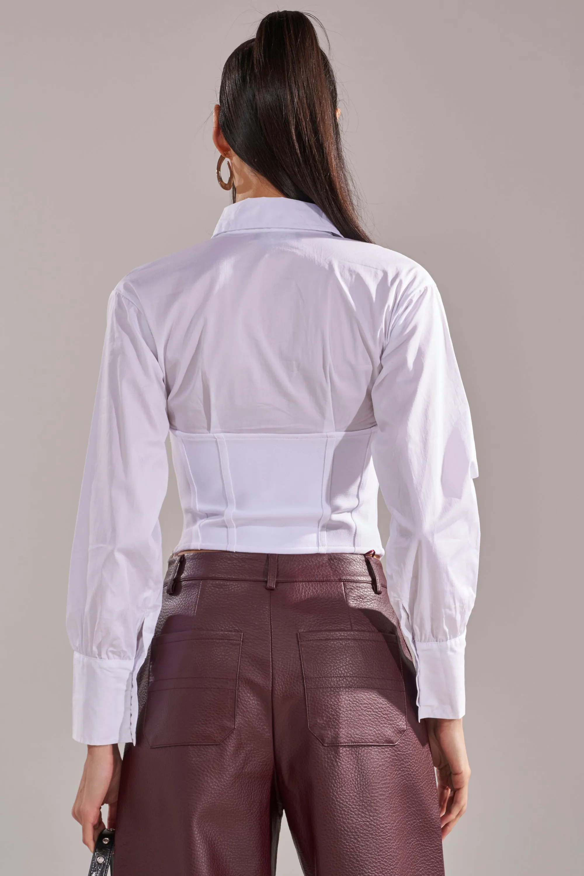 SNATCHED UP CORSET TOP sold by AKIRA product image thumbnail 5