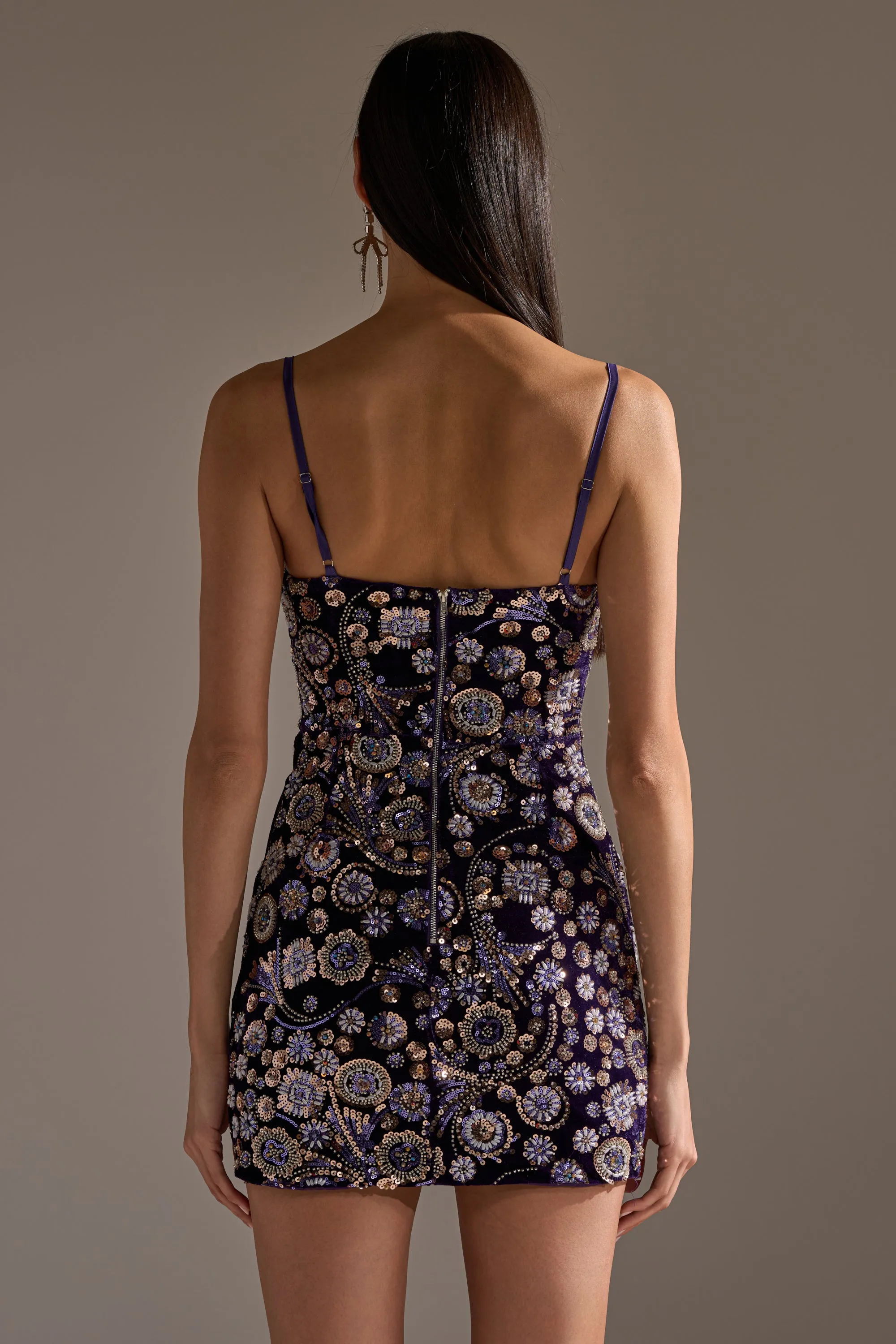 RUNAWAY BEADED MINI DRESS sold by AKIRA product image thumbnail 5