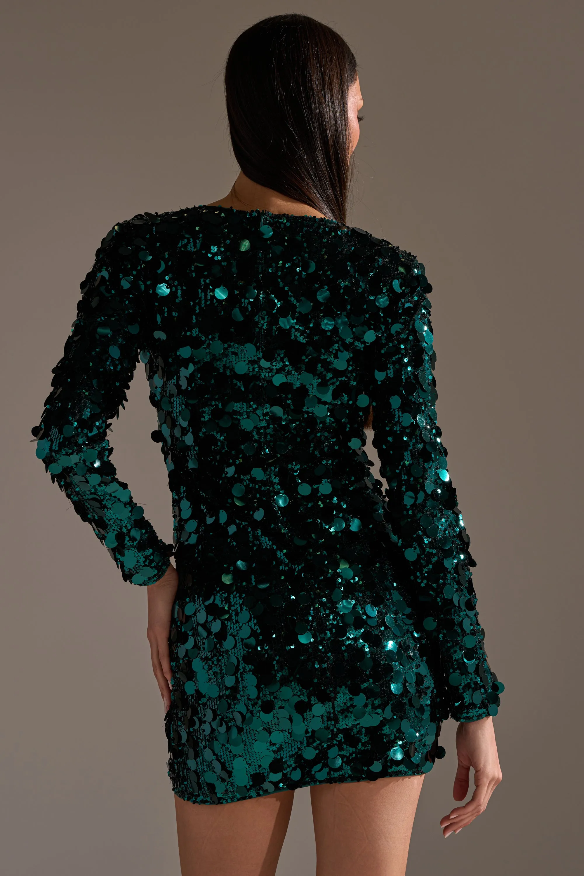 DANCING QUEEN SEQUIN MINI DRESS sold by AKIRA product image thumbnail 4