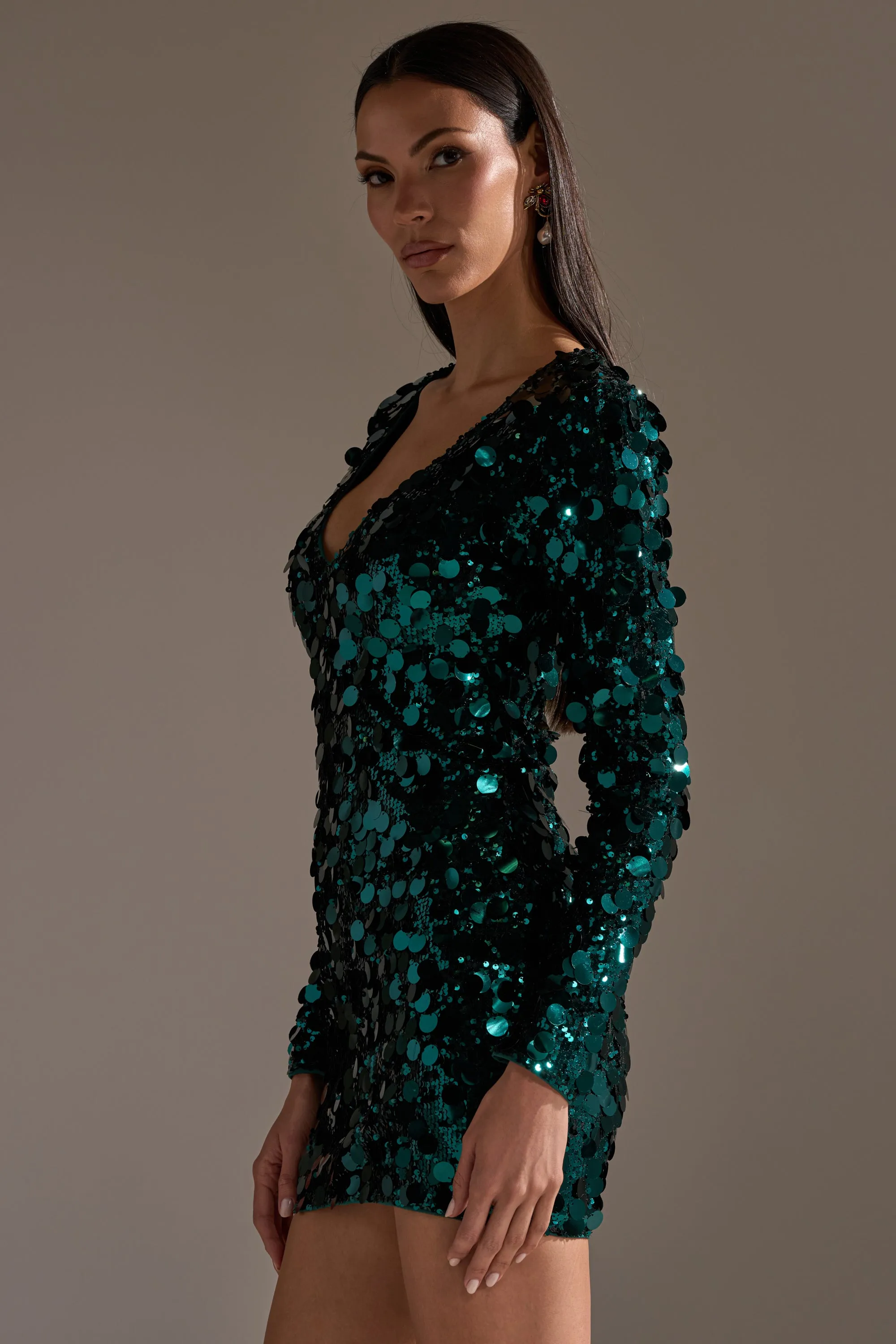 DANCING QUEEN SEQUIN MINI DRESS sold by AKIRA product image thumbnail 3