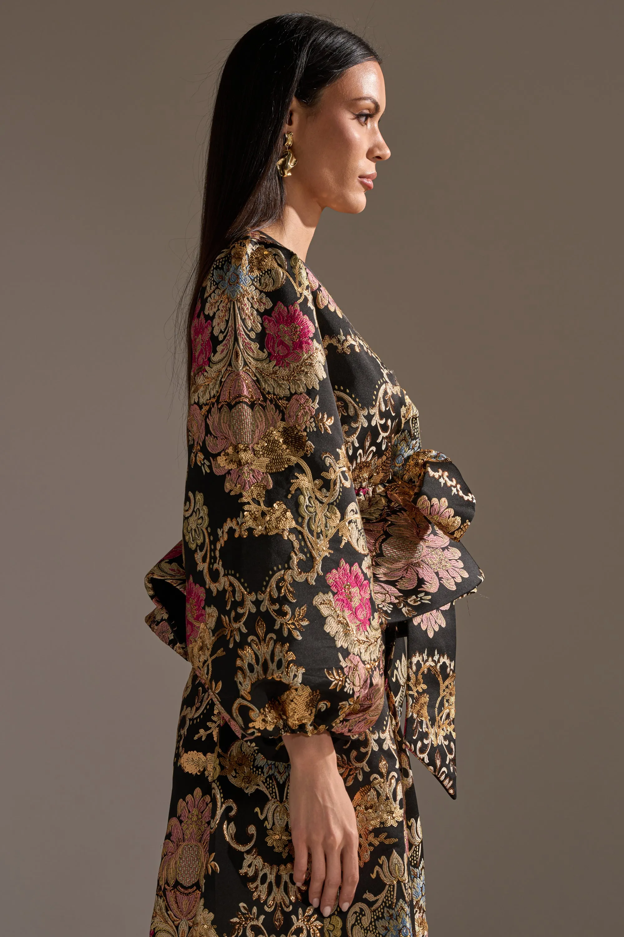LUXE ENERGY BROCADE BLOUSE sold by AKIRA product image thumbnail 5