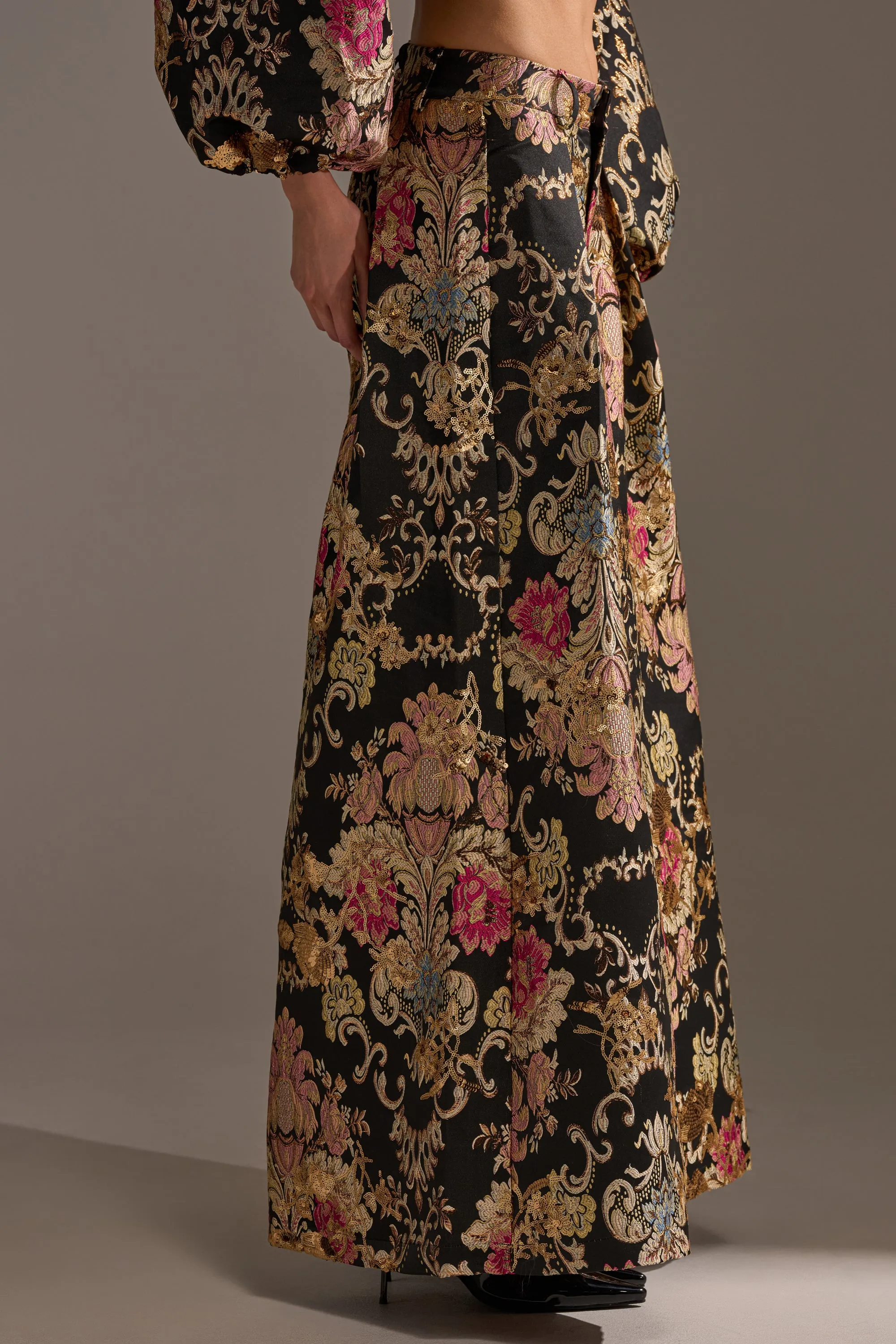 LUXE ENERGY PALAZZO PANT sold by AKIRA product image thumbnail 4