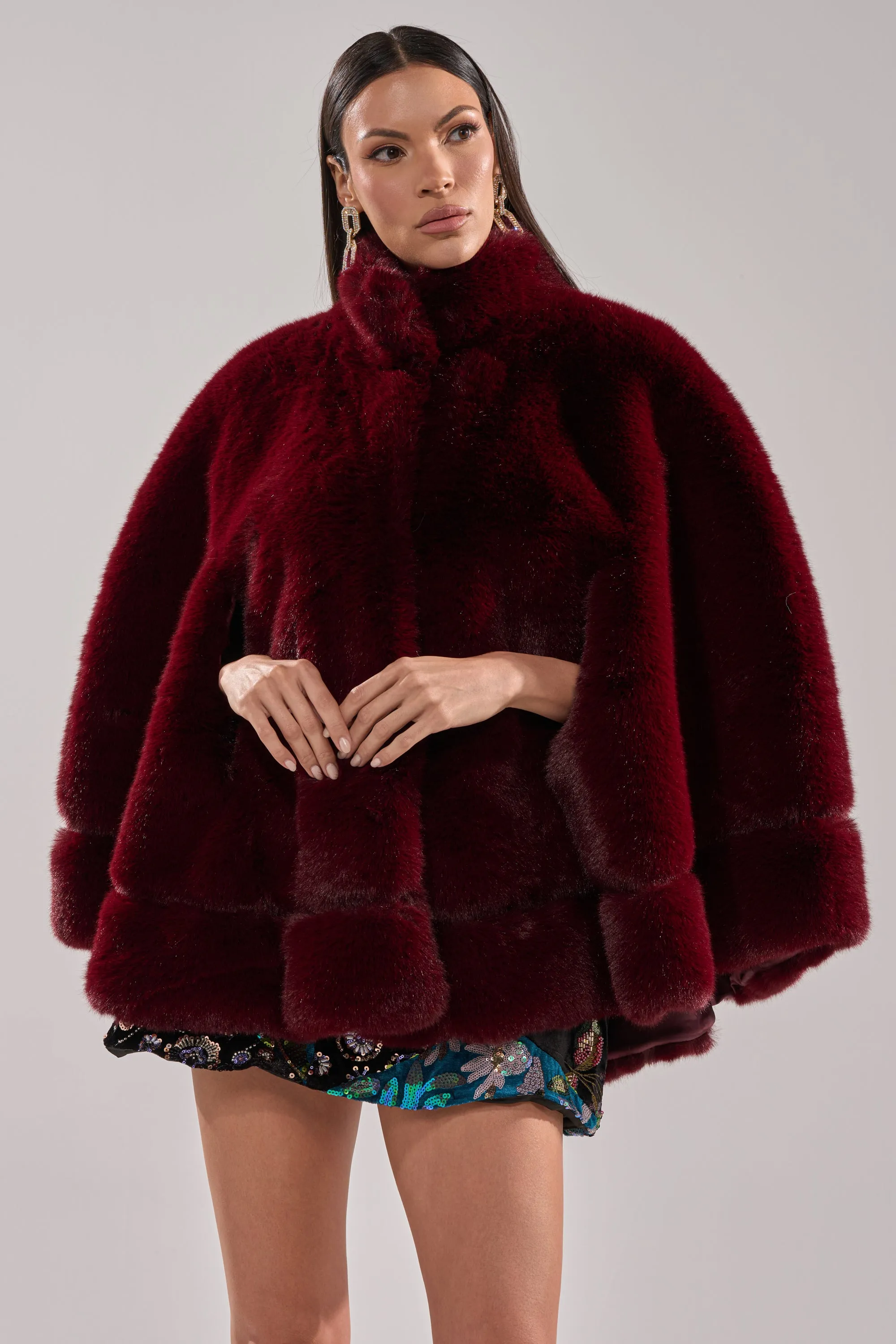 CELINE FAUX FUR CAPE sold by AKIRA product image thumbnail 5