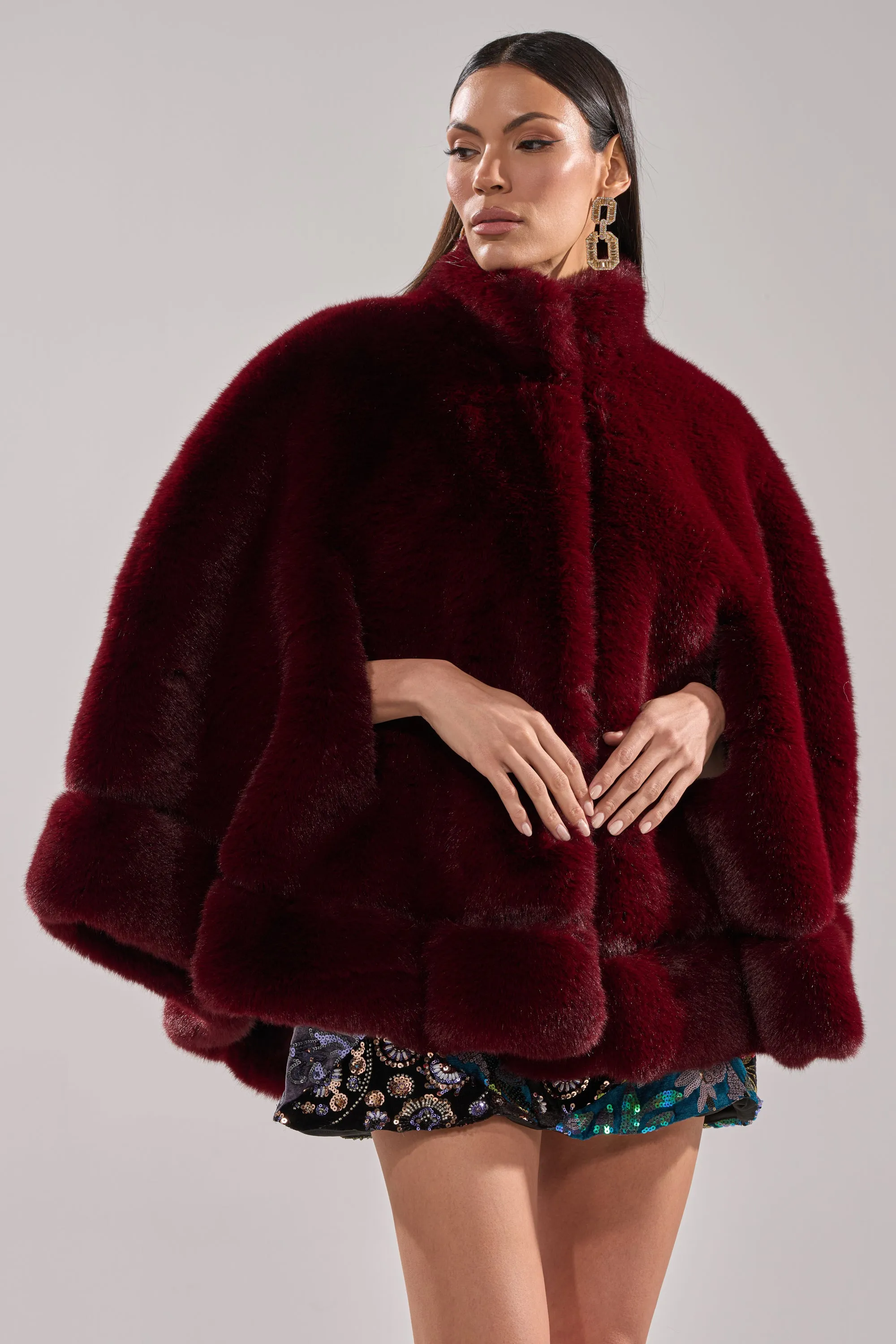 CELINE FAUX FUR CAPE sold by AKIRA product image thumbnail 3