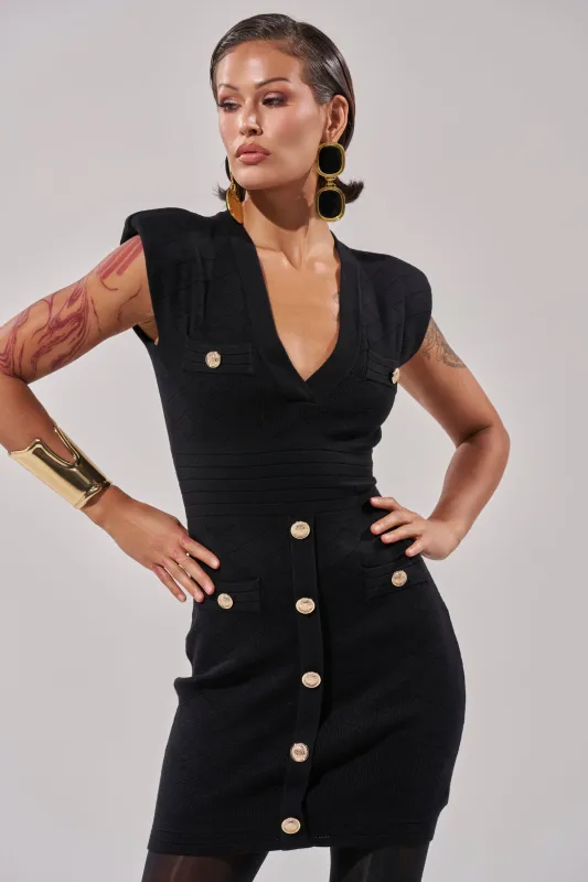 SUSIE SLEEVELESS MINI DRESS IN BLACK sold by AKIRA