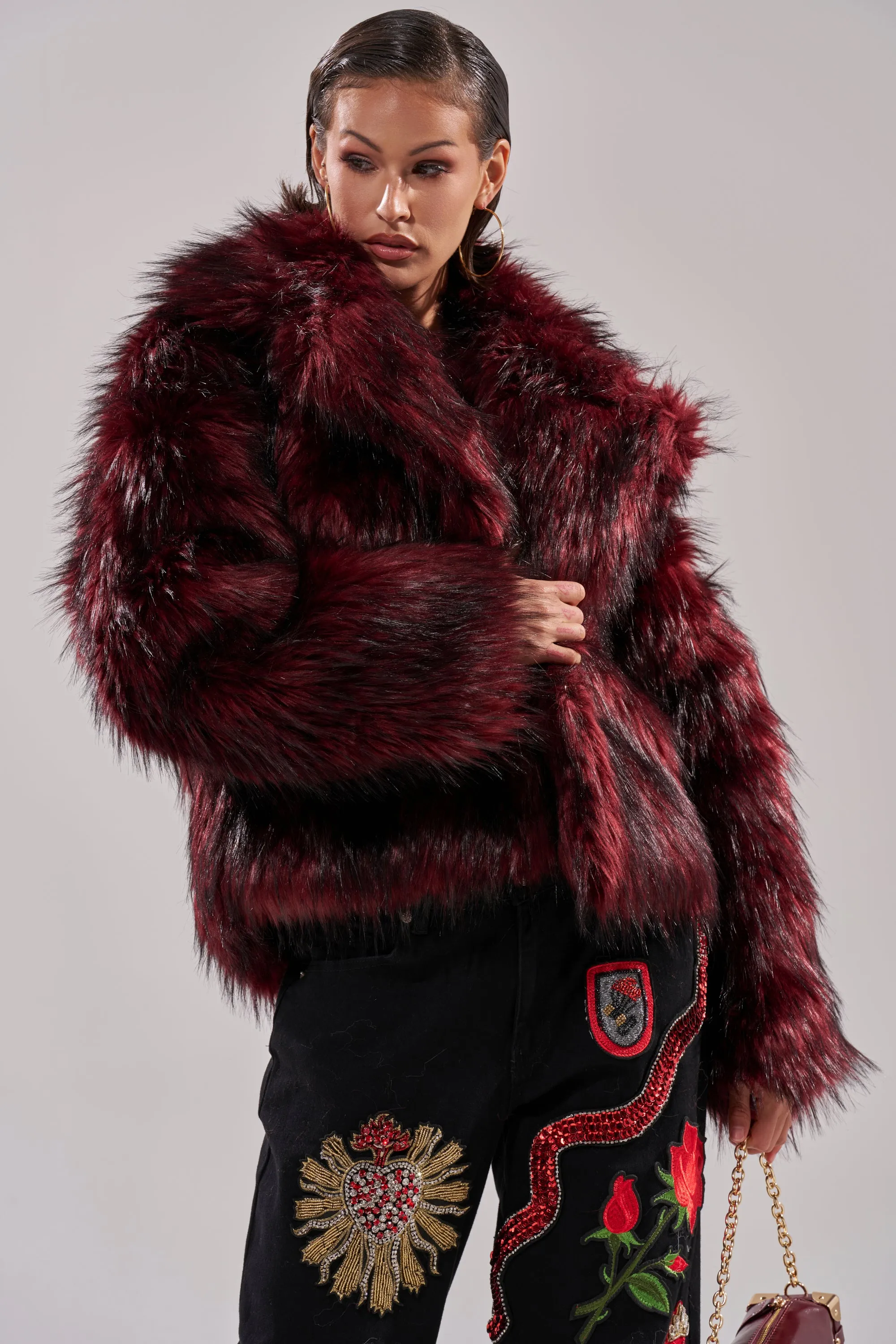 MICHIGAN AVE FAUX FUR sold by AKIRA product image thumbnail 3