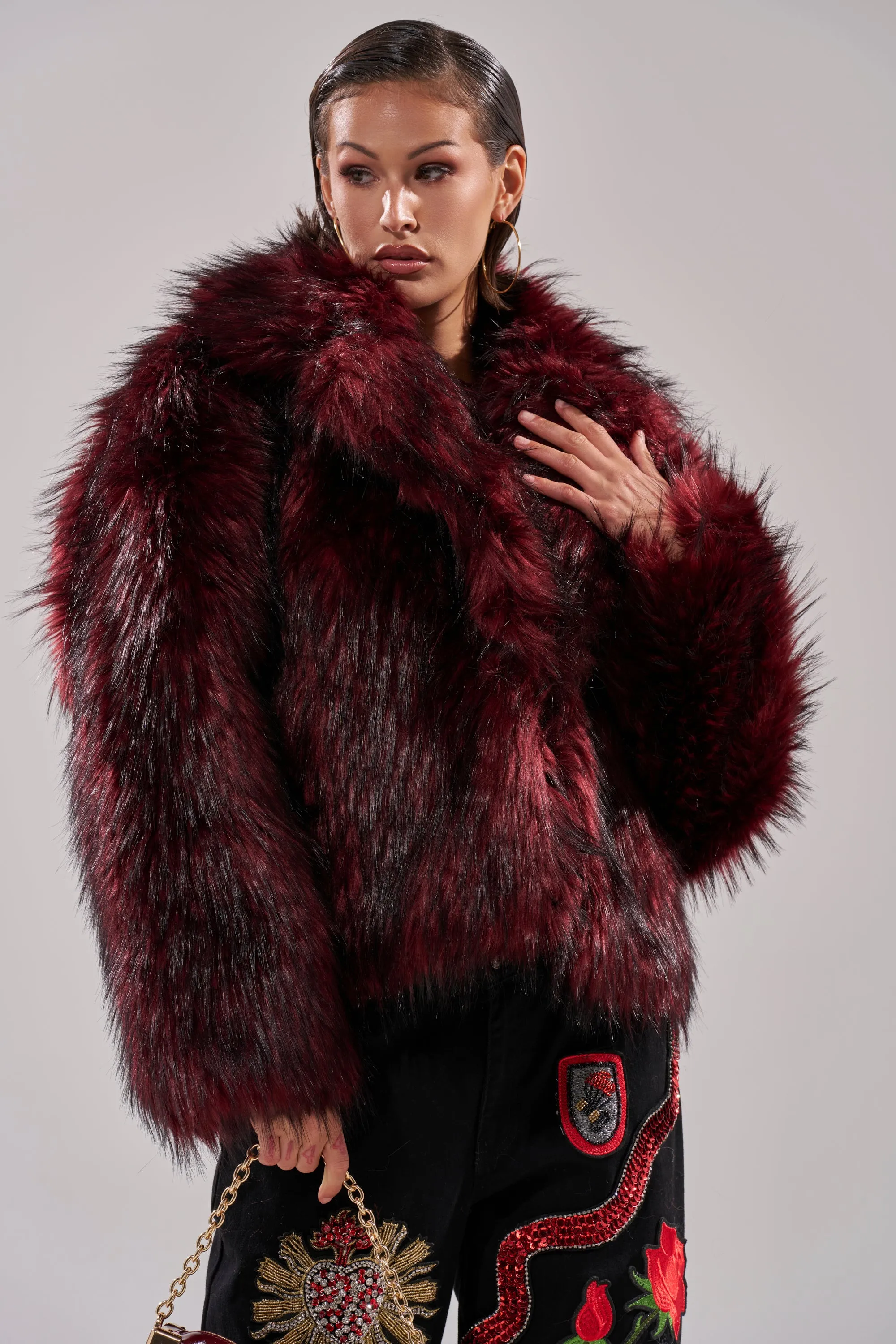 MICHIGAN AVE FAUX FUR sold by AKIRA product image thumbnail 4
