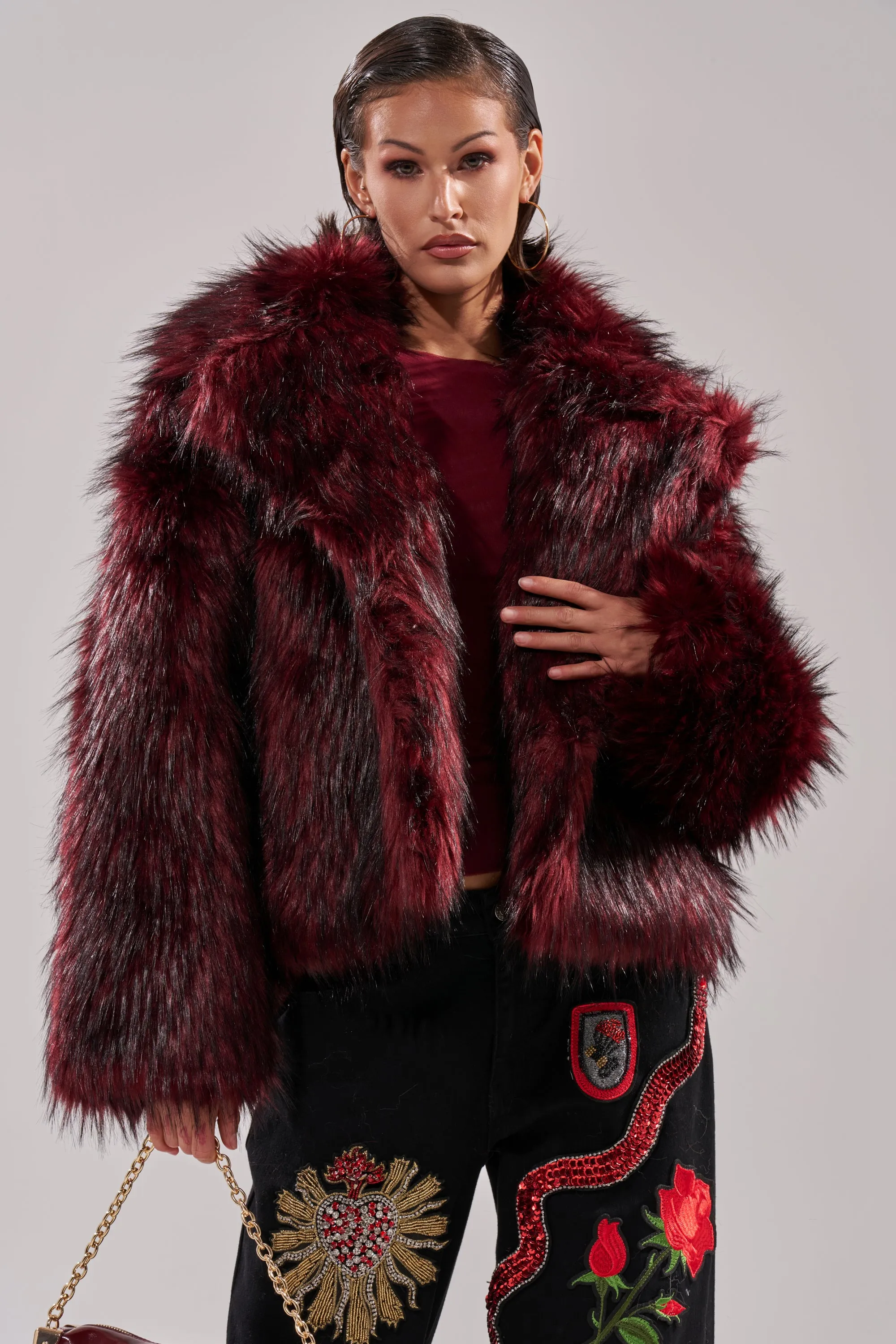 MICHIGAN AVE FAUX FUR sold by AKIRA product image thumbnail 2