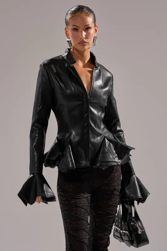 CARMEN BODYCON BLAZER IN BLACK sold by AKIRA