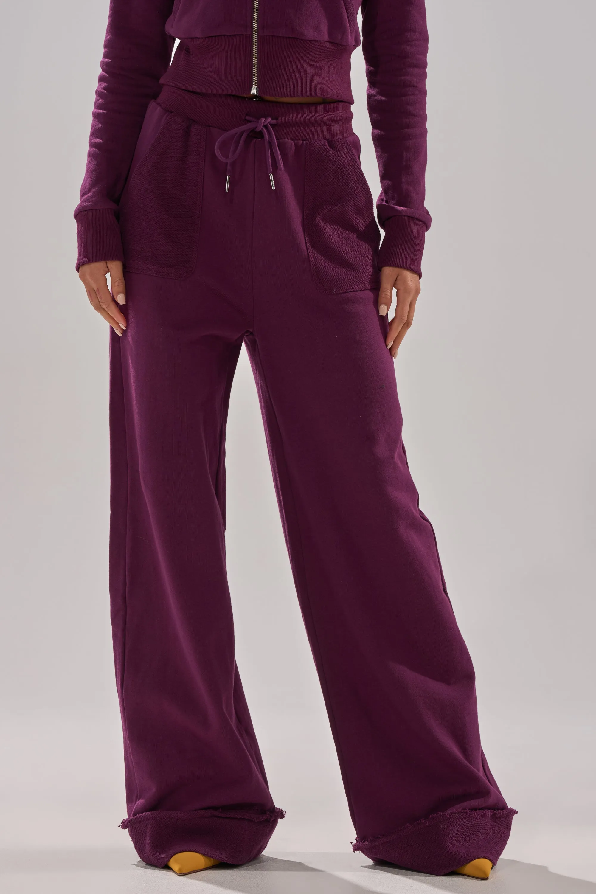 SHE'S GONE, YOU'RE FINE WIDE LEG JOGGER sold by AKIRA product image thumbnail 3