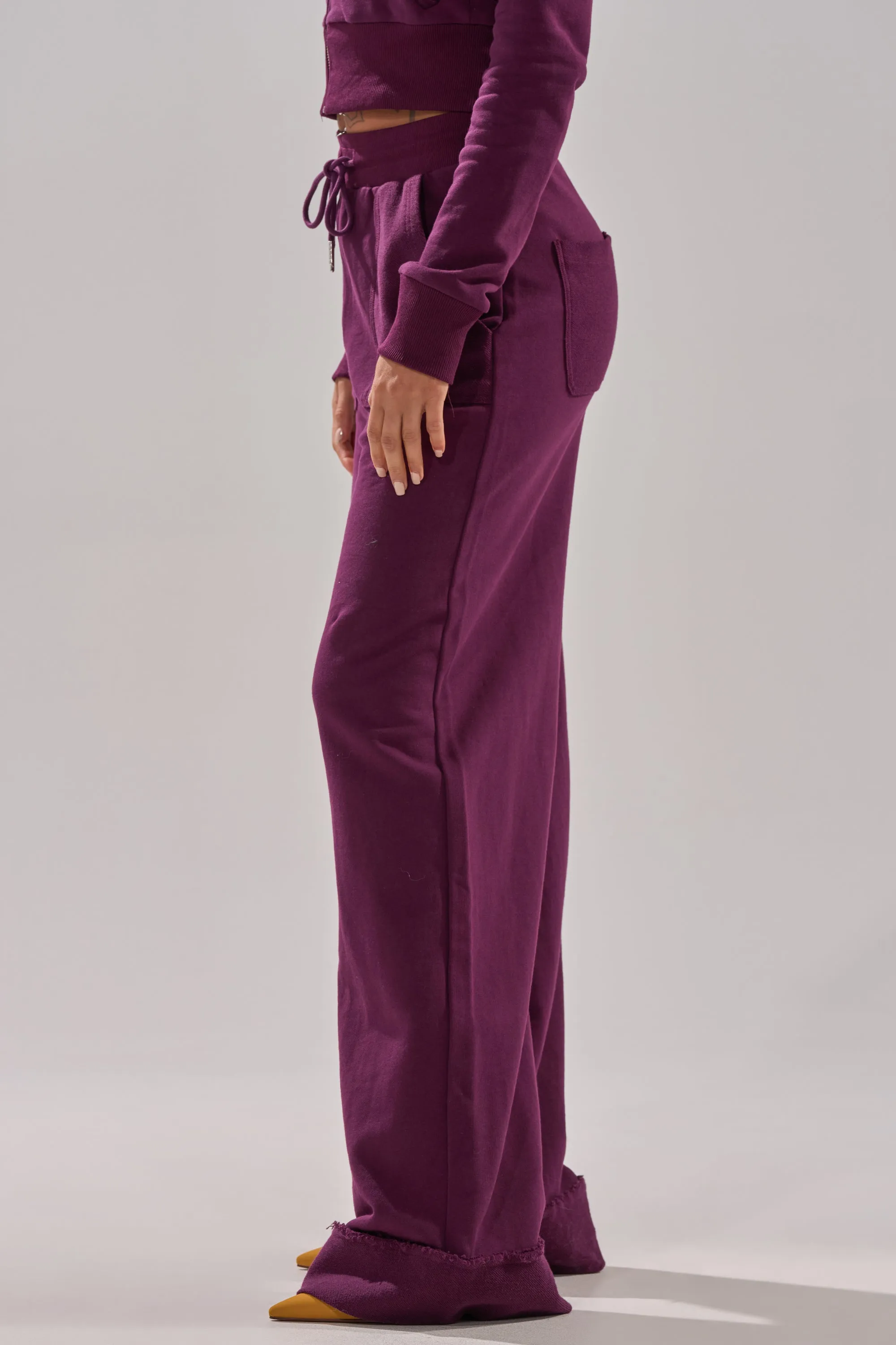 SHE'S GONE, YOU'RE FINE WIDE LEG JOGGER sold by AKIRA product image thumbnail 4