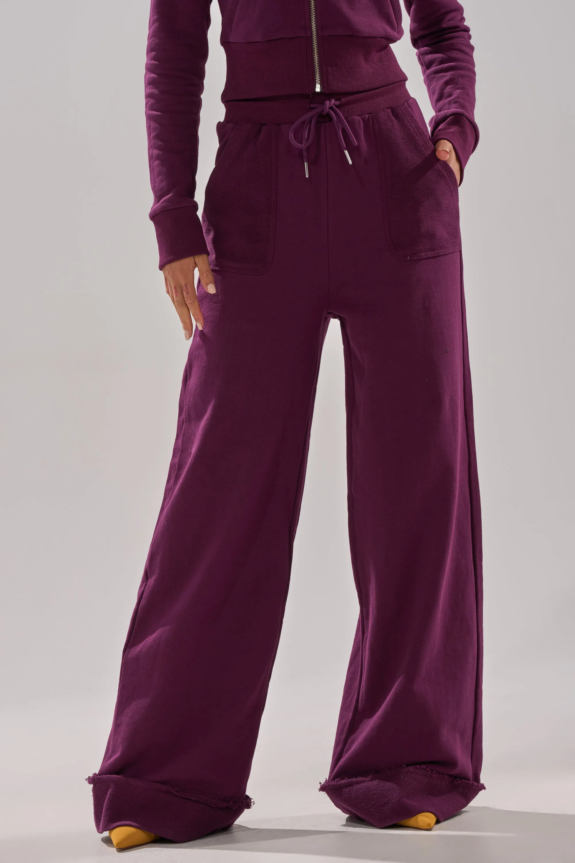 SHE'S GONE, YOU'RE FINE WIDE LEG JOGGER sold by AKIRA product image thumbnail 2