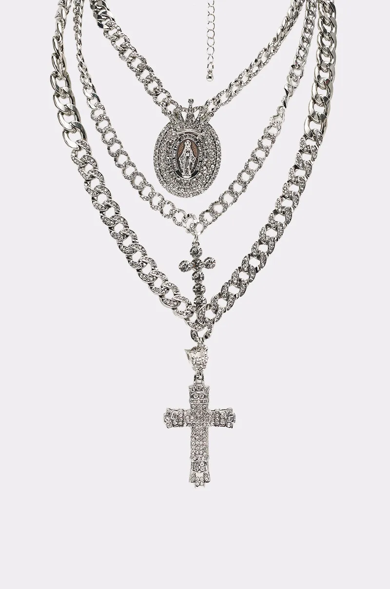 PRAY FOR YOU NECKLACE SET sold by AKIRA product image thumbnail 4