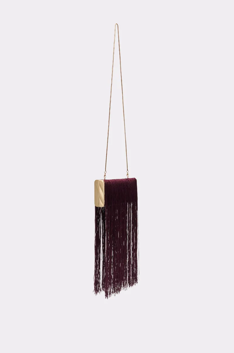 IN THE FRINGE CLUTCH sold by AKIRA product image thumbnail 3
