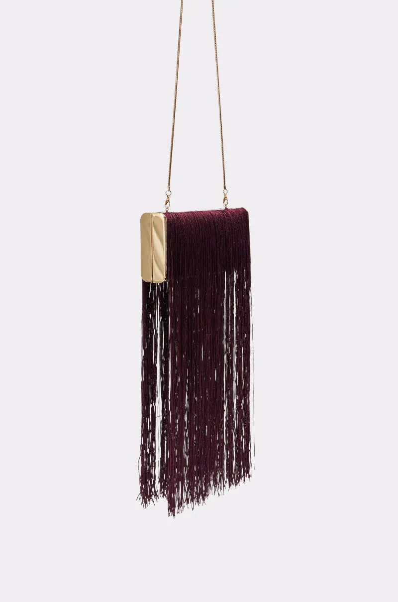 IN THE FRINGE CLUTCH sold by AKIRA product image thumbnail 4