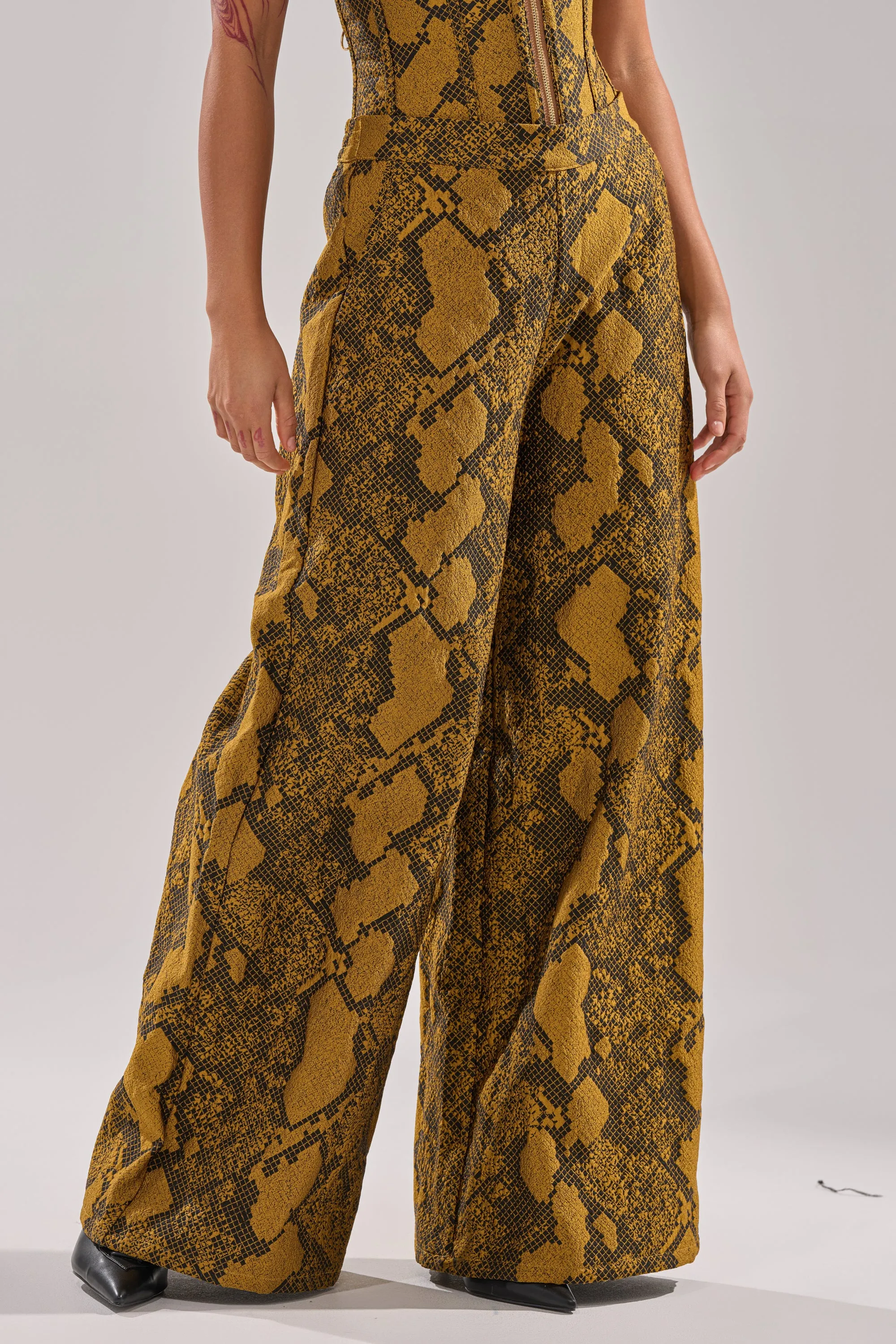 SEXY LITTLE THANG SNAKE TROUSER sold by AKIRA product image thumbnail 3