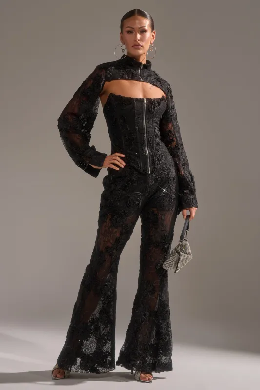 LET IT GO LACE TROUSER sold by AKIRA