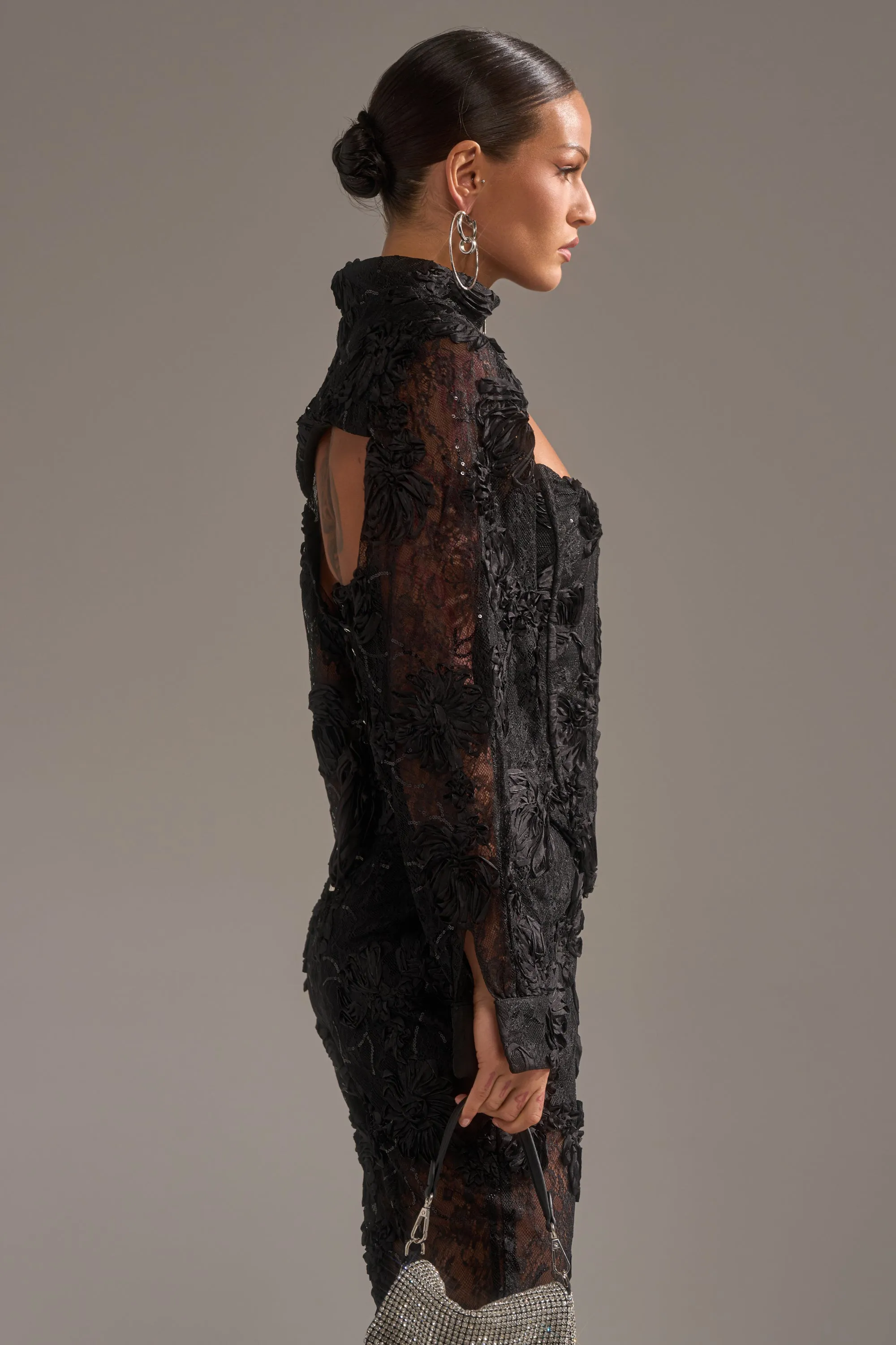 LET IT GO LACE JACKET sold by AKIRA product image thumbnail 4