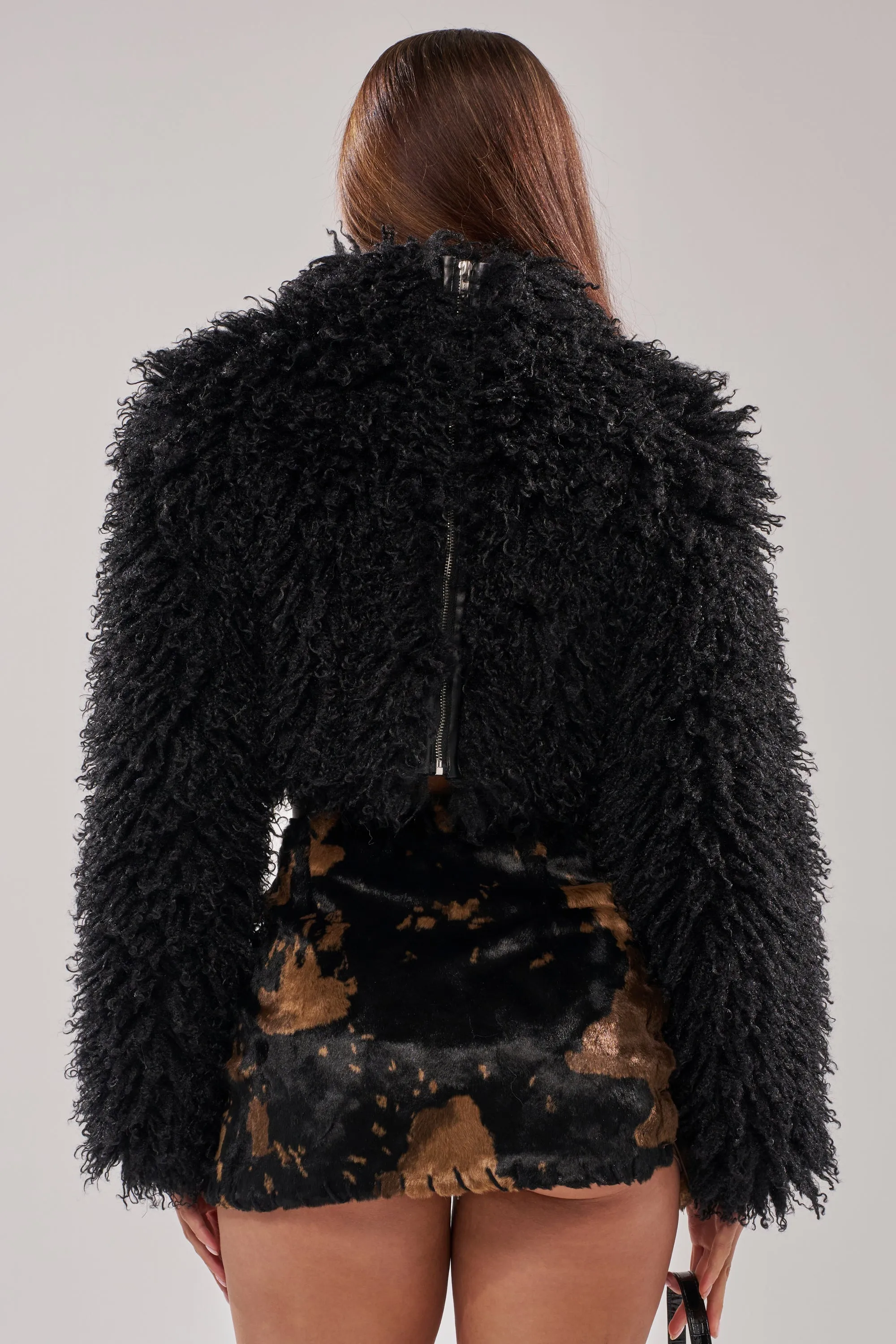 COOL GIRL ALERT FUR TOP sold by AKIRA product image thumbnail 5