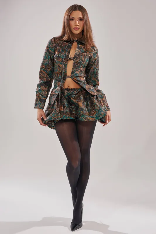 TOO HOT TO HANDLE BUBBLE SHORT sold by AKIRA