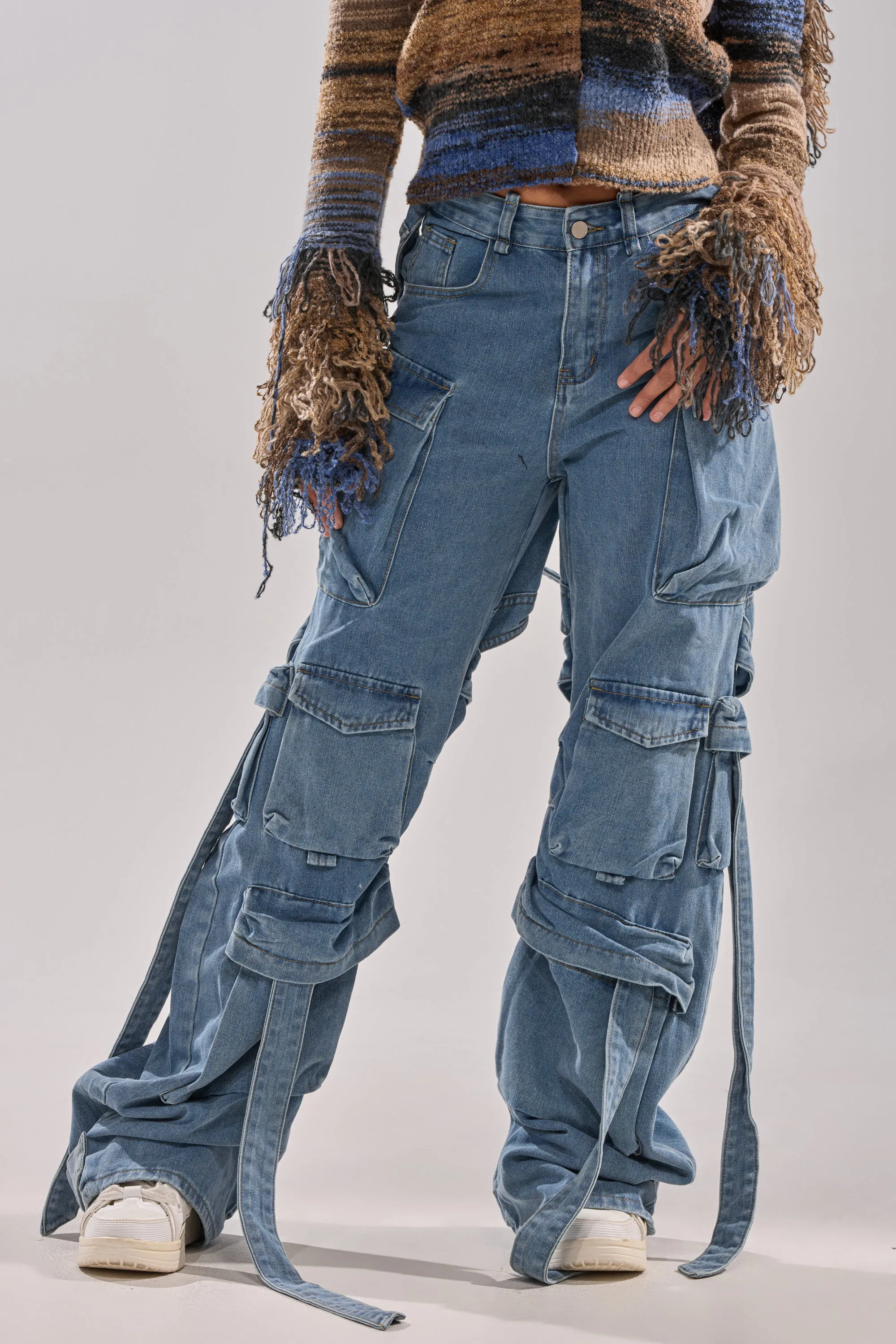 HAILEY WIDE LEG DENIM sold by AKIRA product image thumbnail 2