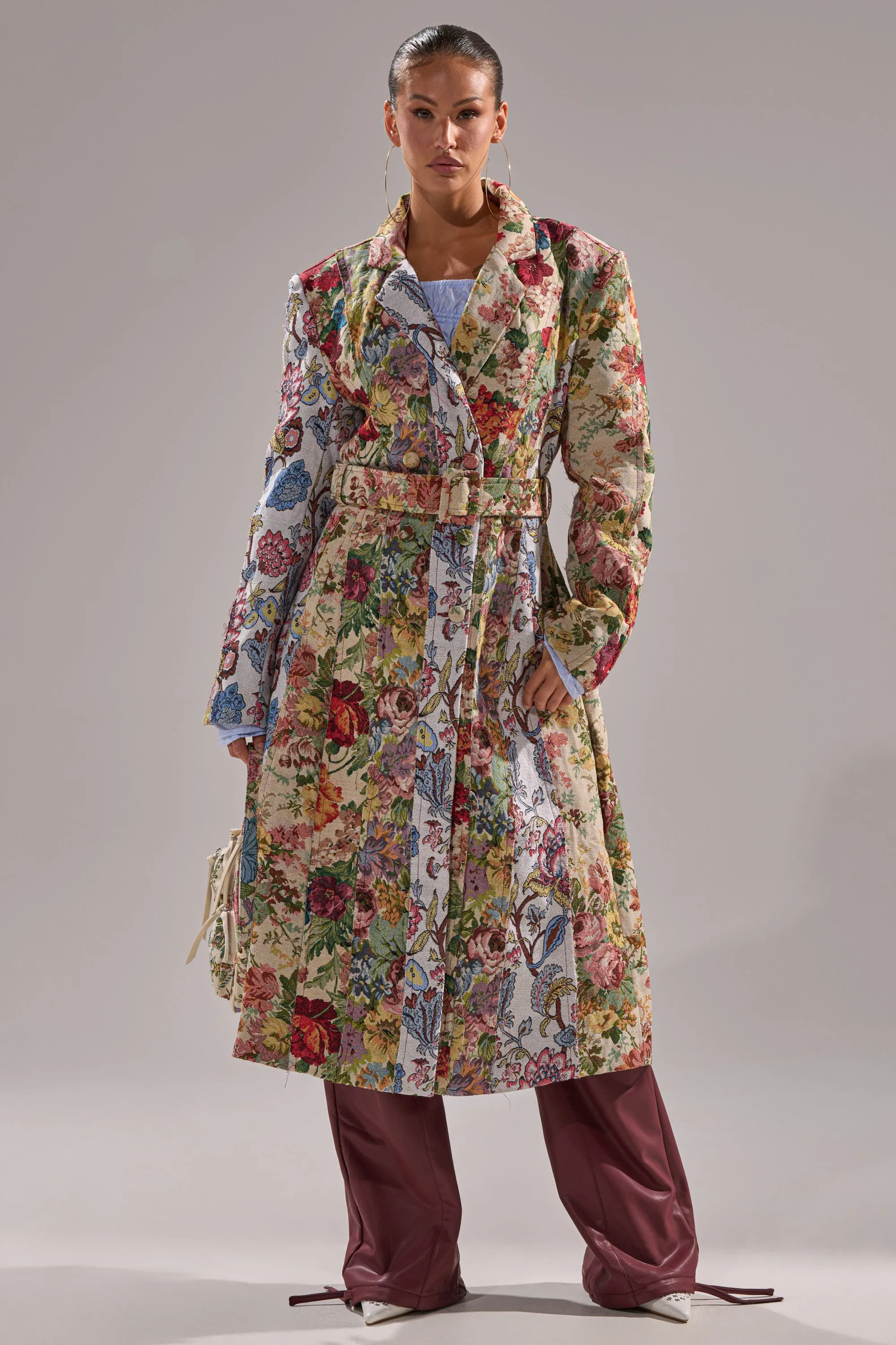 SUNDAY PATCHWORK TRENCH sold by AKIRA product image thumbnail 5