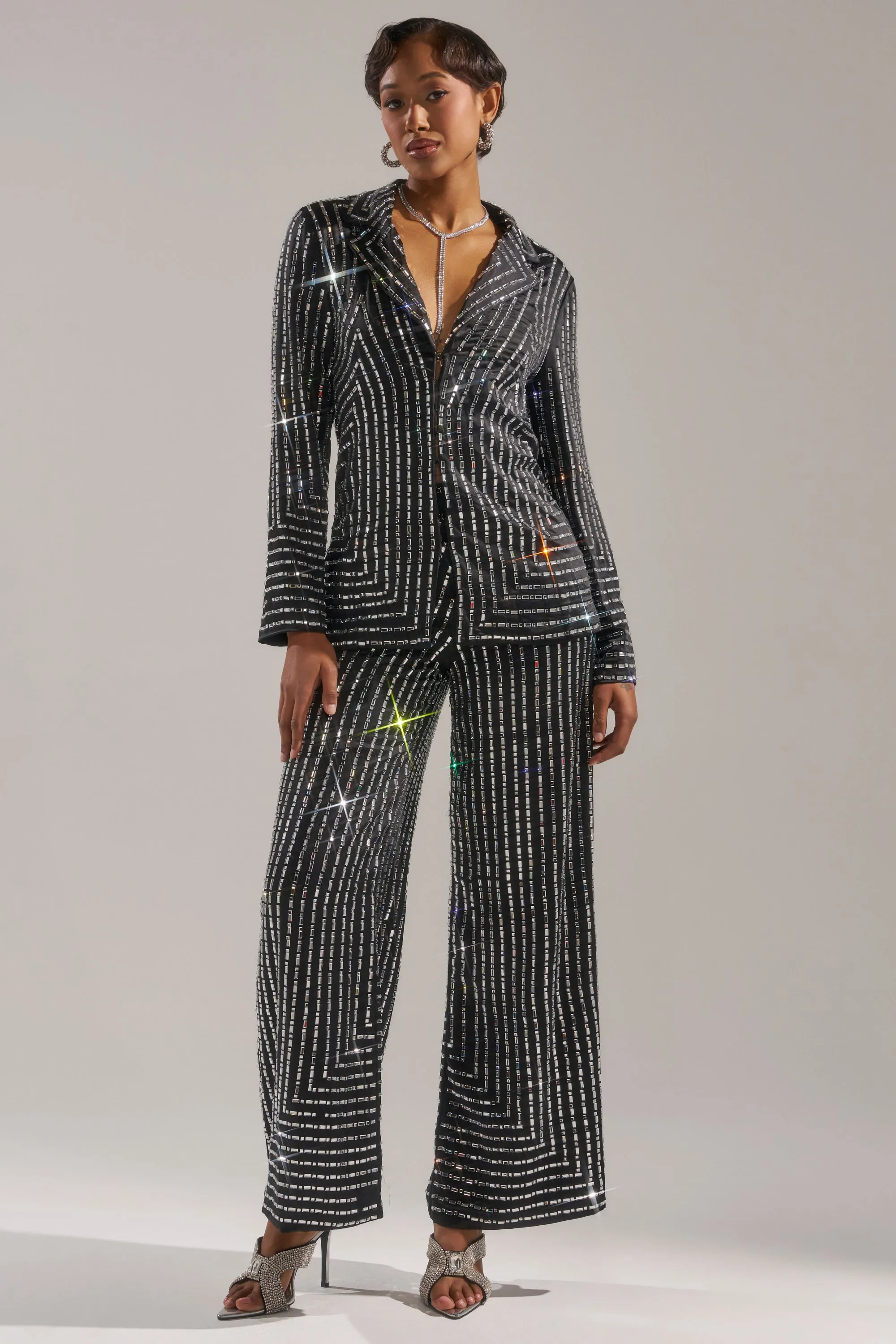 DONT STARE TOO HARD RHINESTONE BLOUSE sold by AKIRA product image thumbnail 5