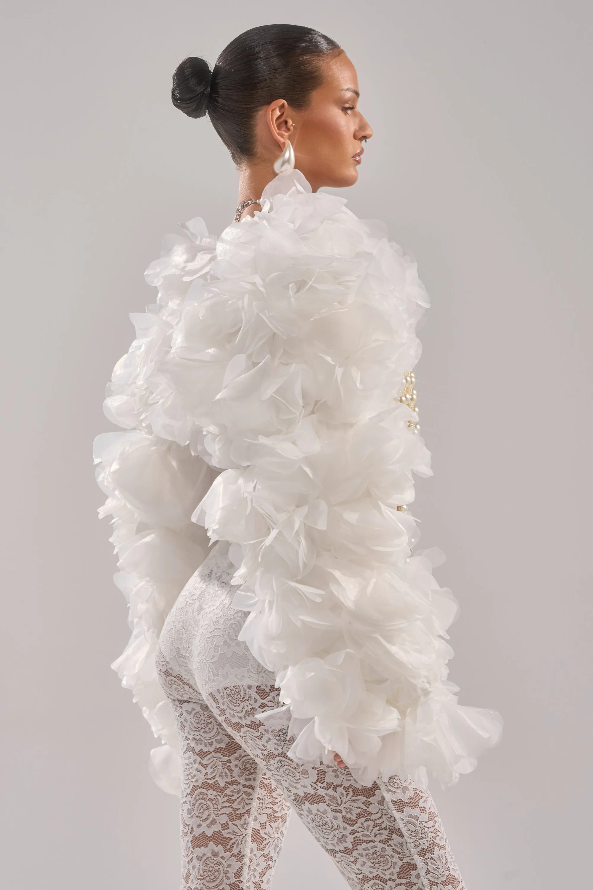 CHIARA FLORAL SHRUG sold by AKIRA product image thumbnail 5