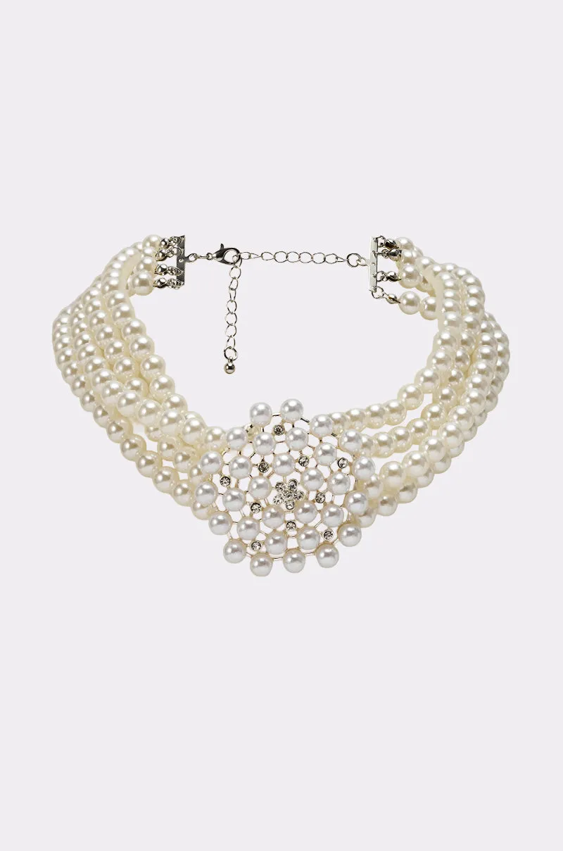 TRULY PEARL CHOKER sold by AKIRA