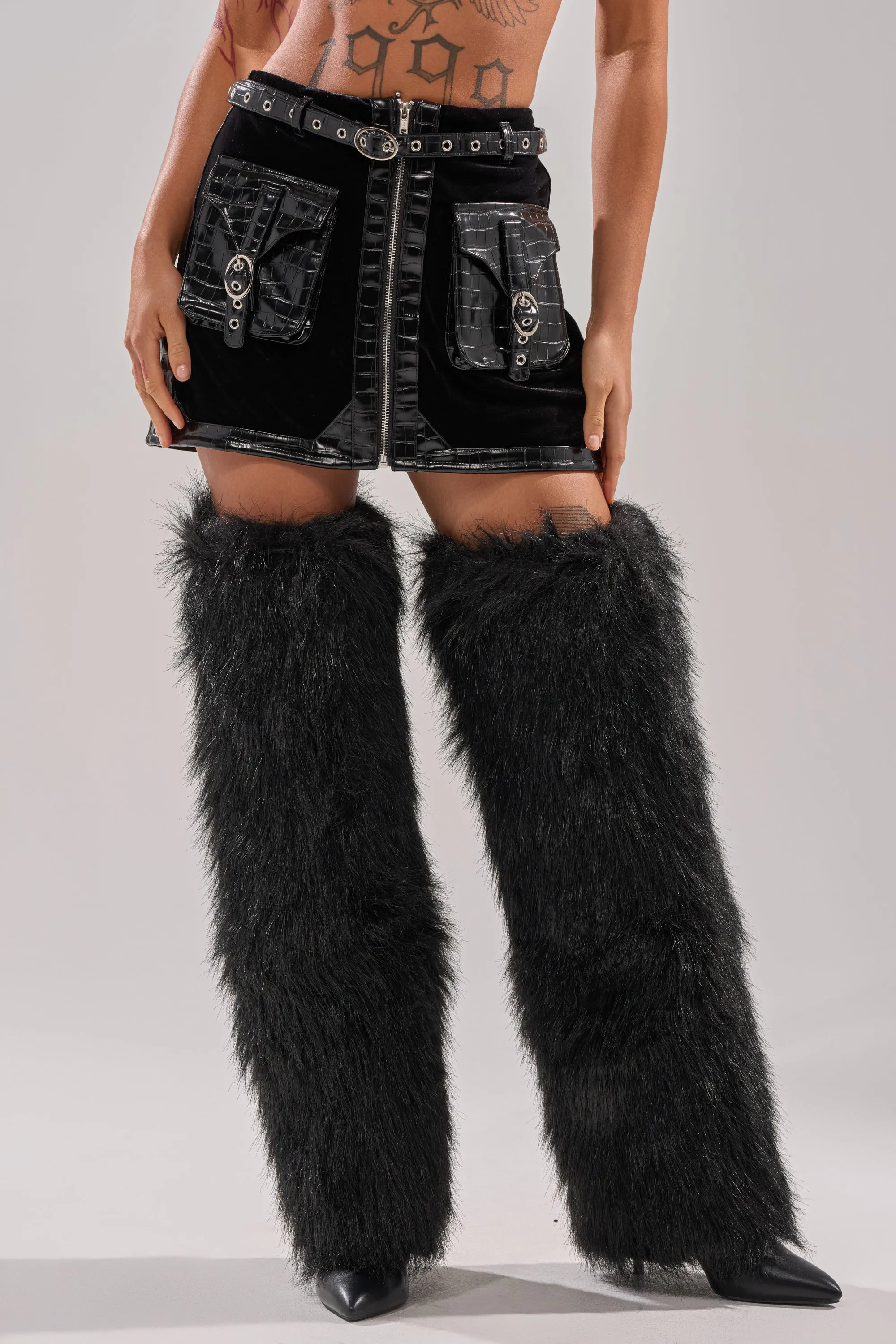 FEELING CRAZY MINI SKIRT sold by AKIRA product image thumbnail 2