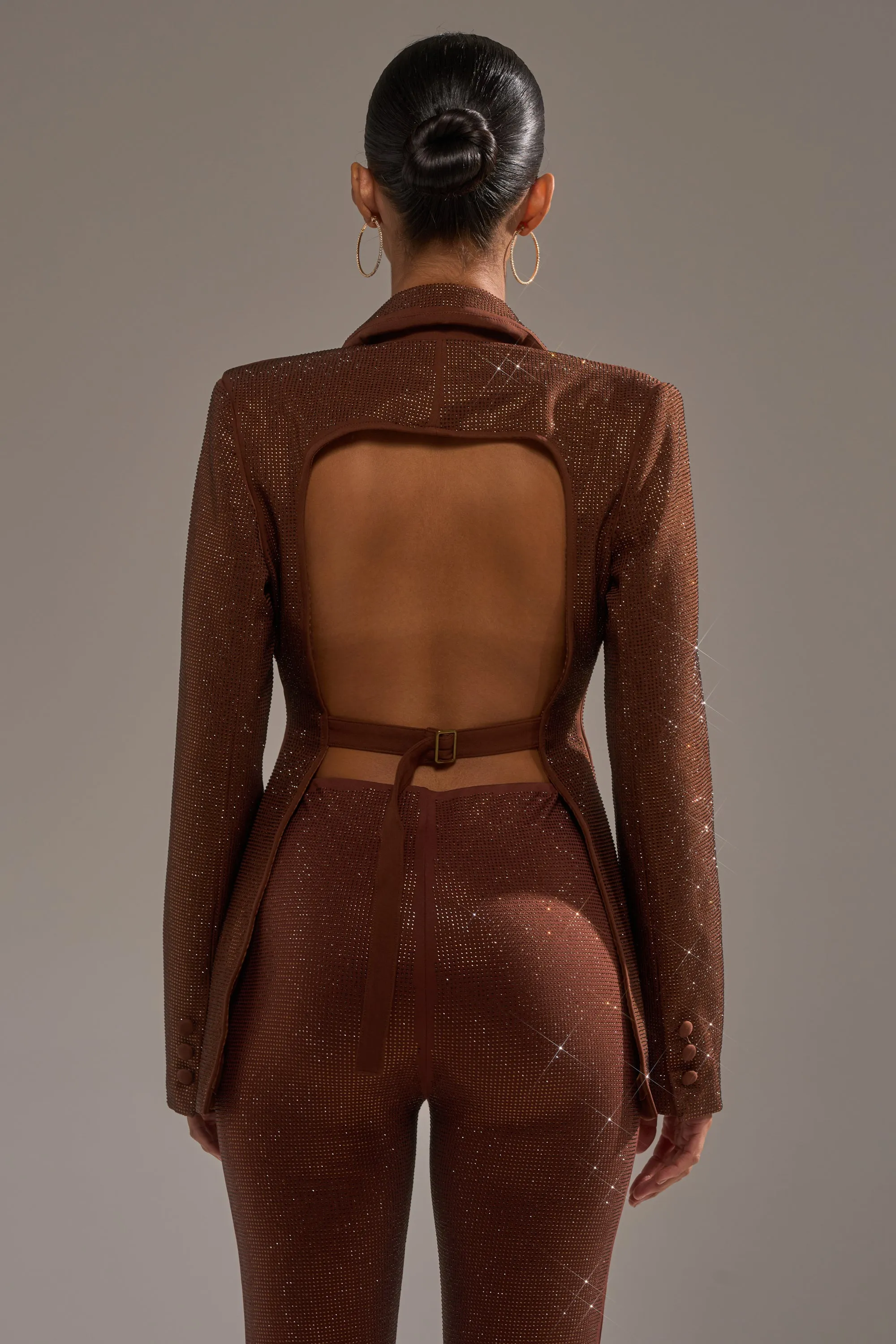 MAKE A TOAST RHINESTONE BLAZER sold by AKIRA product image thumbnail 5