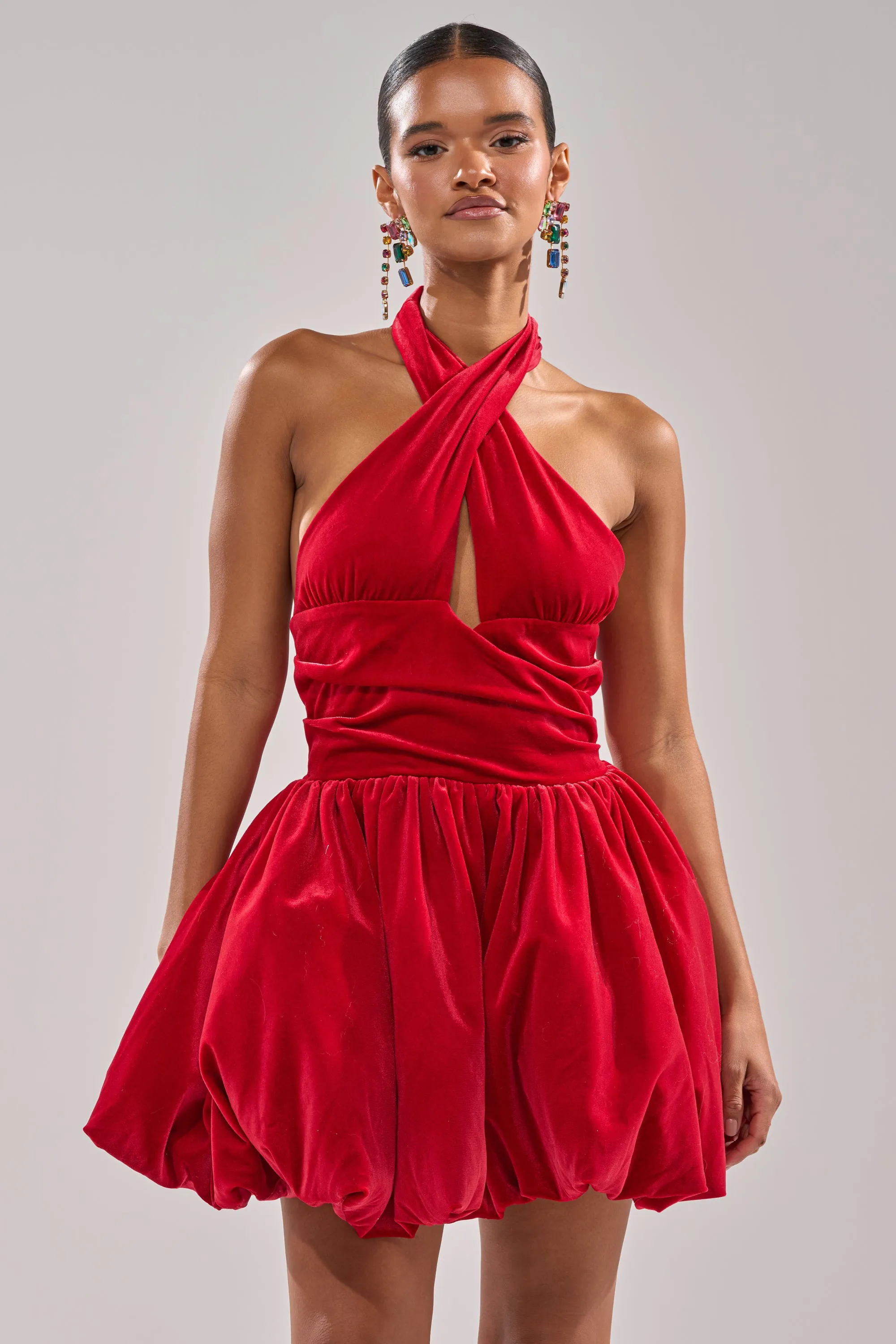 RUBY ROSE VELVET MINI DRESS sold by AKIRA product image thumbnail 2