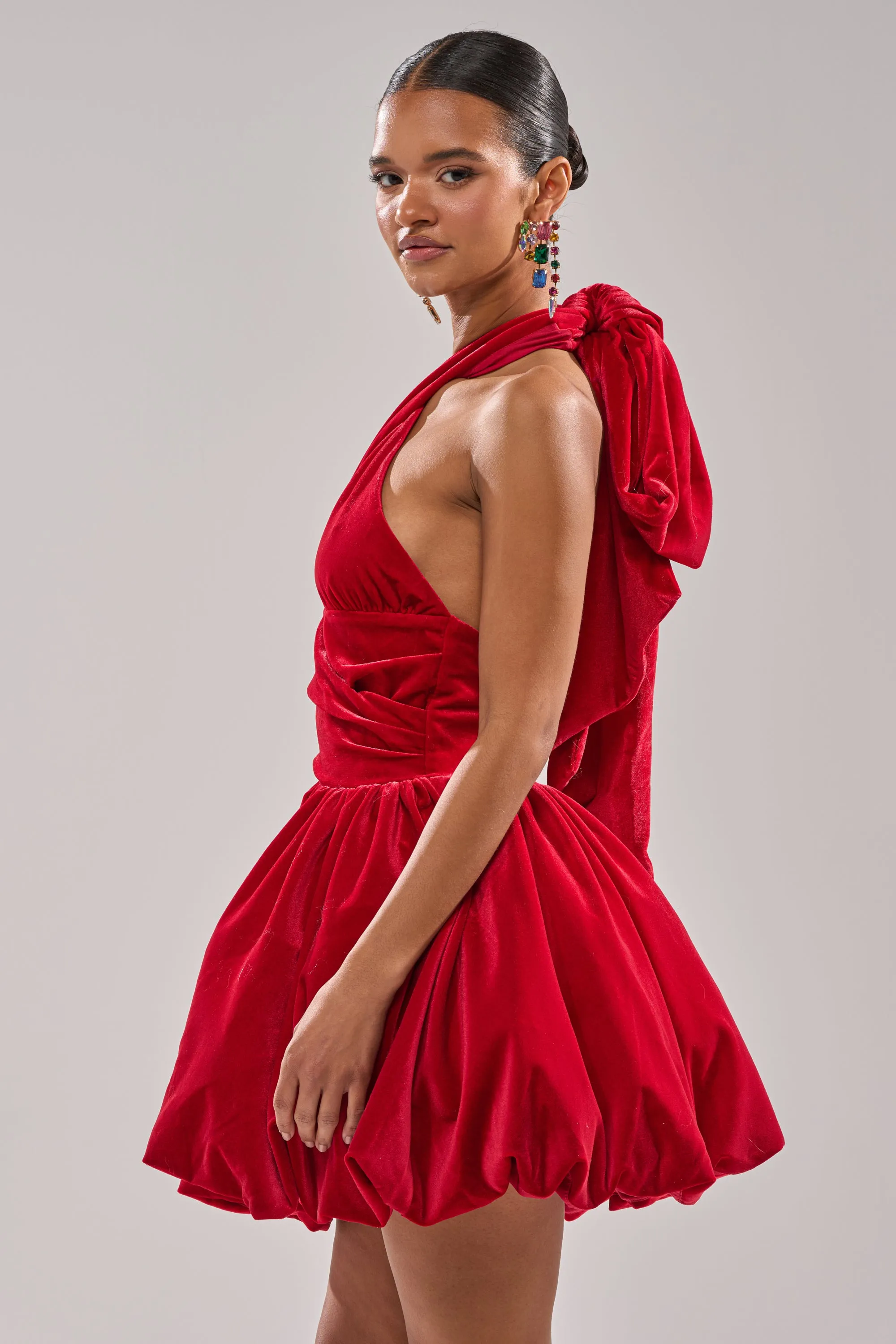 RUBY ROSE VELVET MINI DRESS sold by AKIRA product image thumbnail 3