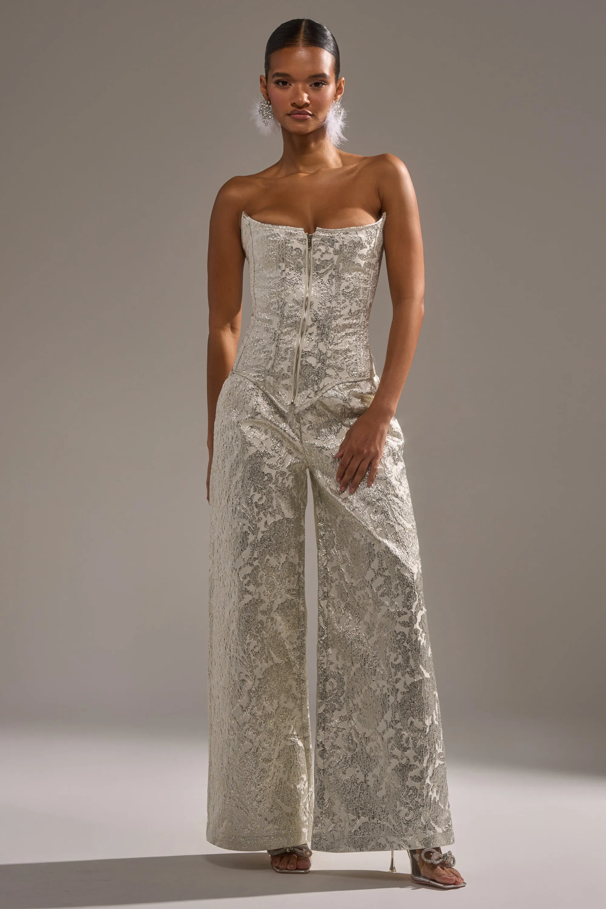 COCO BROCADE CORSET sold by AKIRA product image thumbnail 5