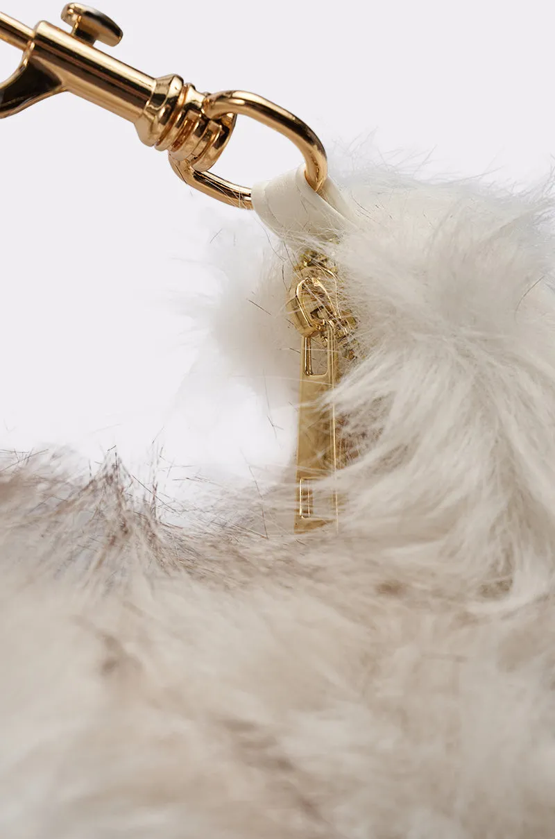 WINTER SKY FAUX FUR PURSE sold by AKIRA product image thumbnail 4