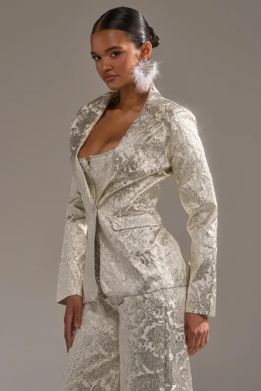 COCO BROCADE BLAZER sold by AKIRA