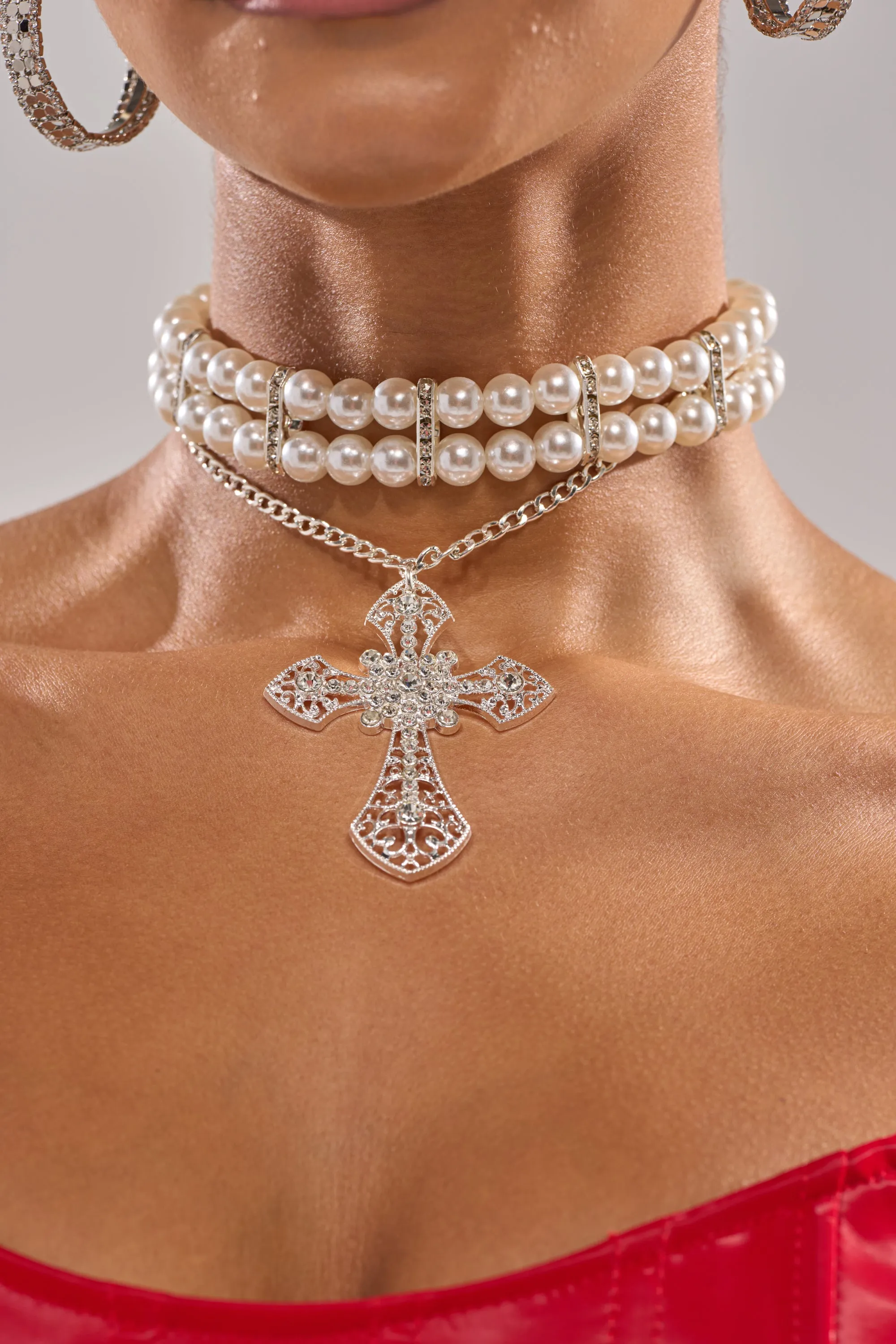 PURE CROSS NECKLACE sold by AKIRA product image thumbnail 2