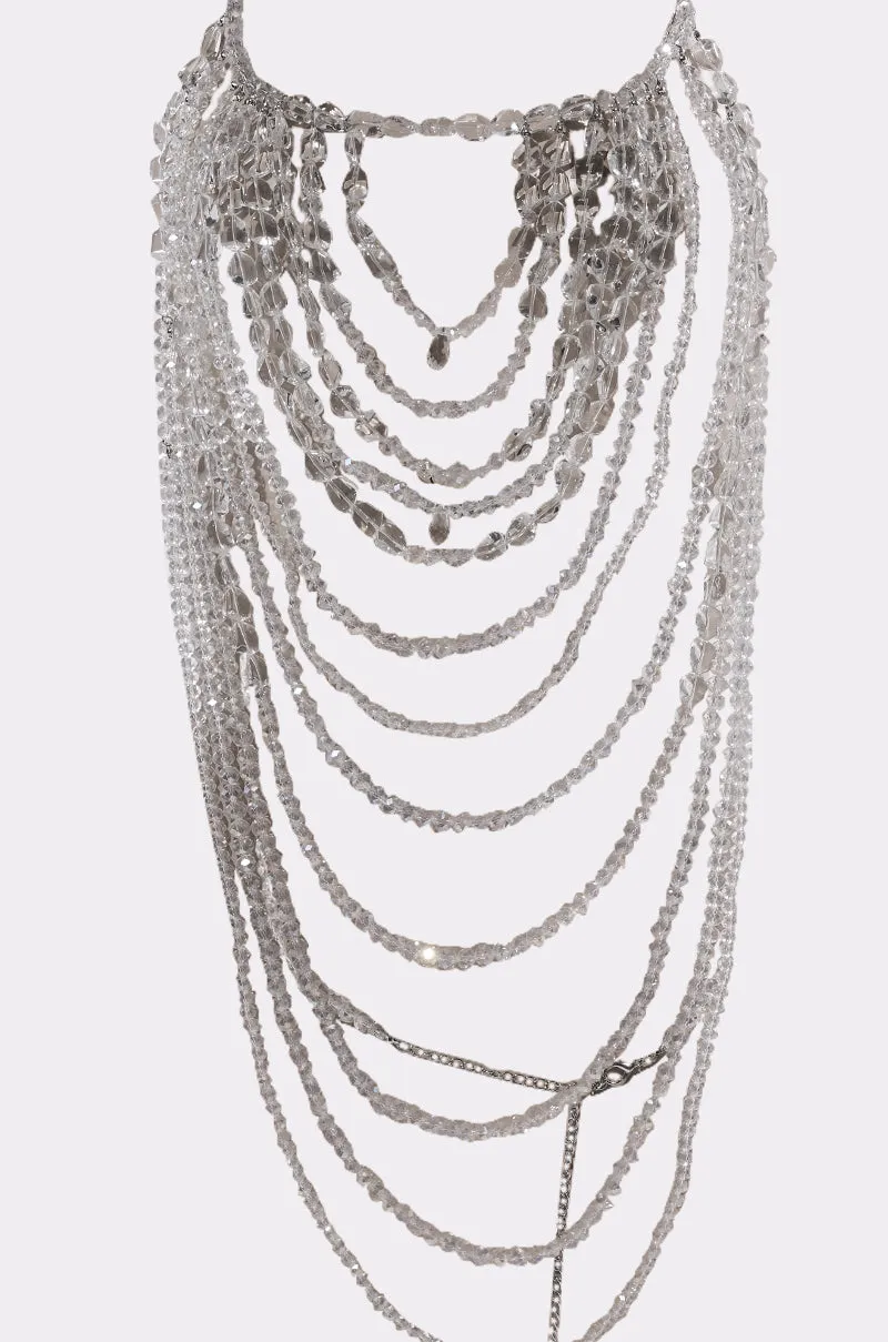 CLEAR TO ME BODY CHAIN sold by AKIRA product image thumbnail 5