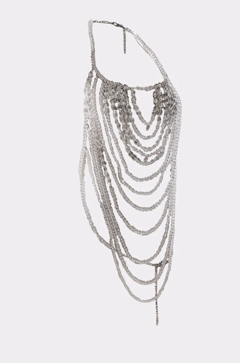 CLEAR TO ME BODY CHAIN sold by AKIRA product image thumbnail 4