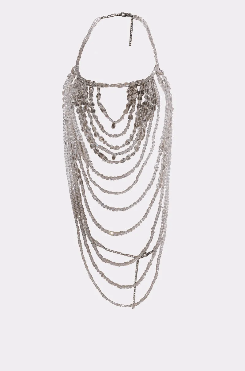 CLEAR TO ME BODY CHAIN sold by AKIRA product image thumbnail 3